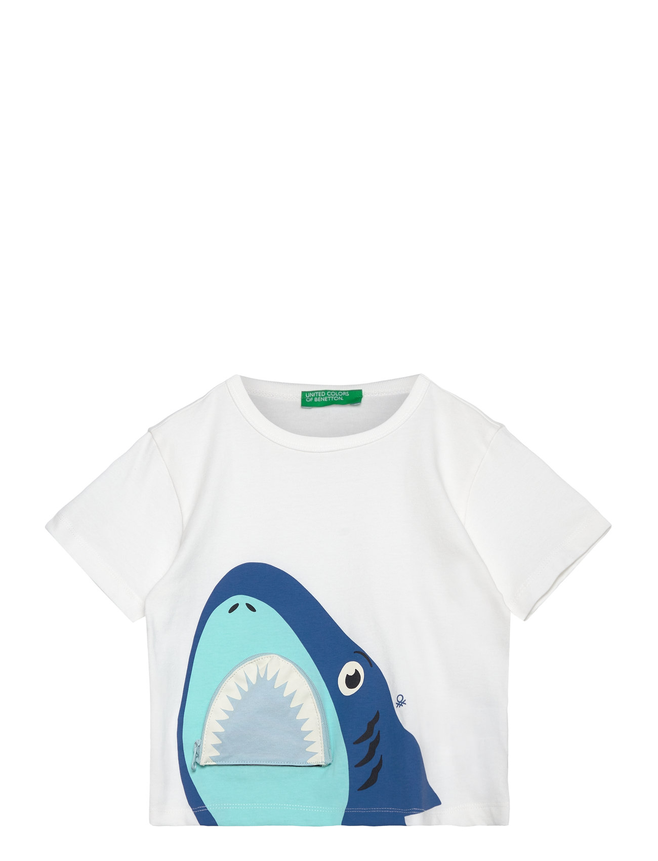 UNITED COLORS OF BENETTON T-Shirt Weiß - 98 - Kinder