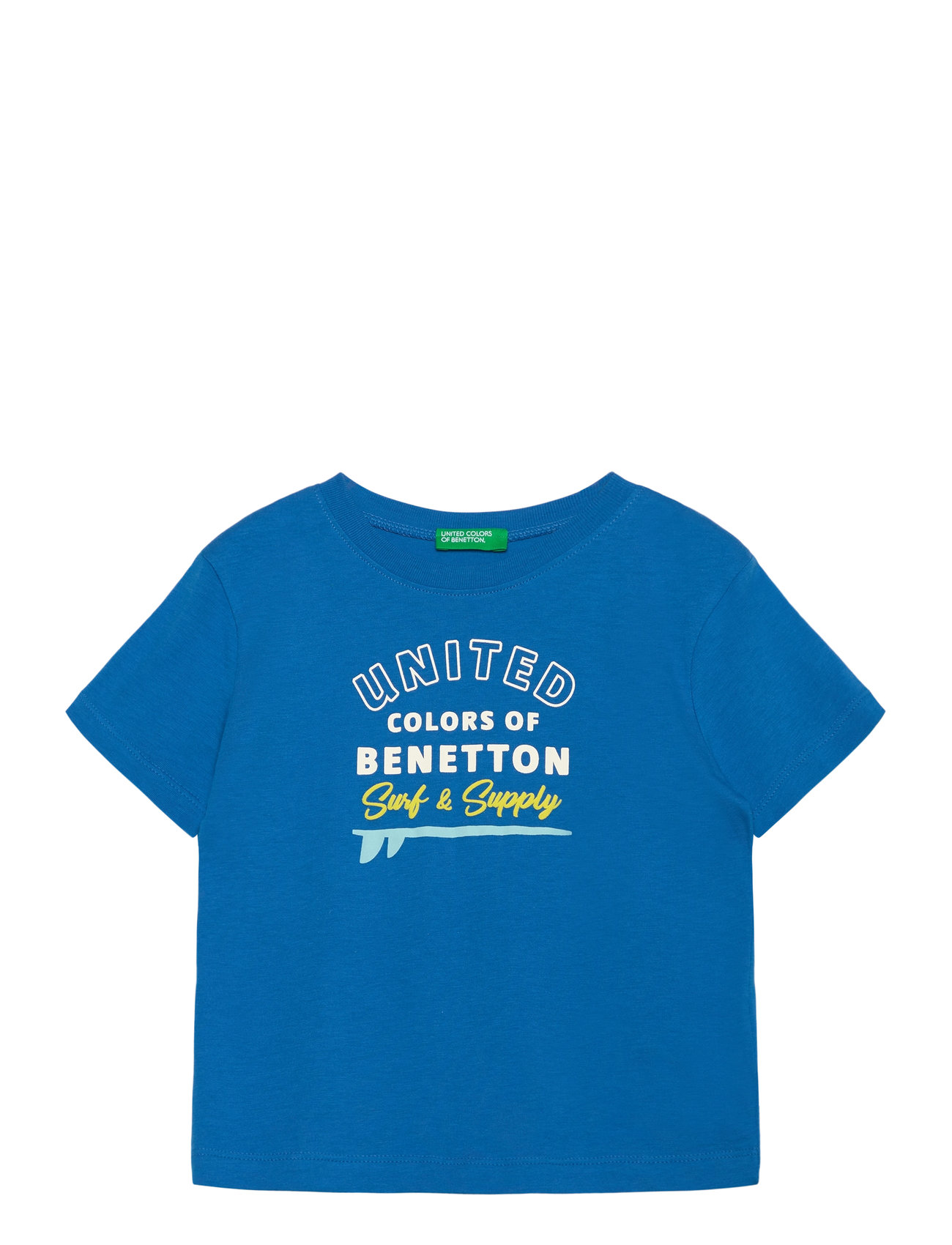 UNITED COLORS OF BENETTON T-Shirt Blau - 116 - Kinder