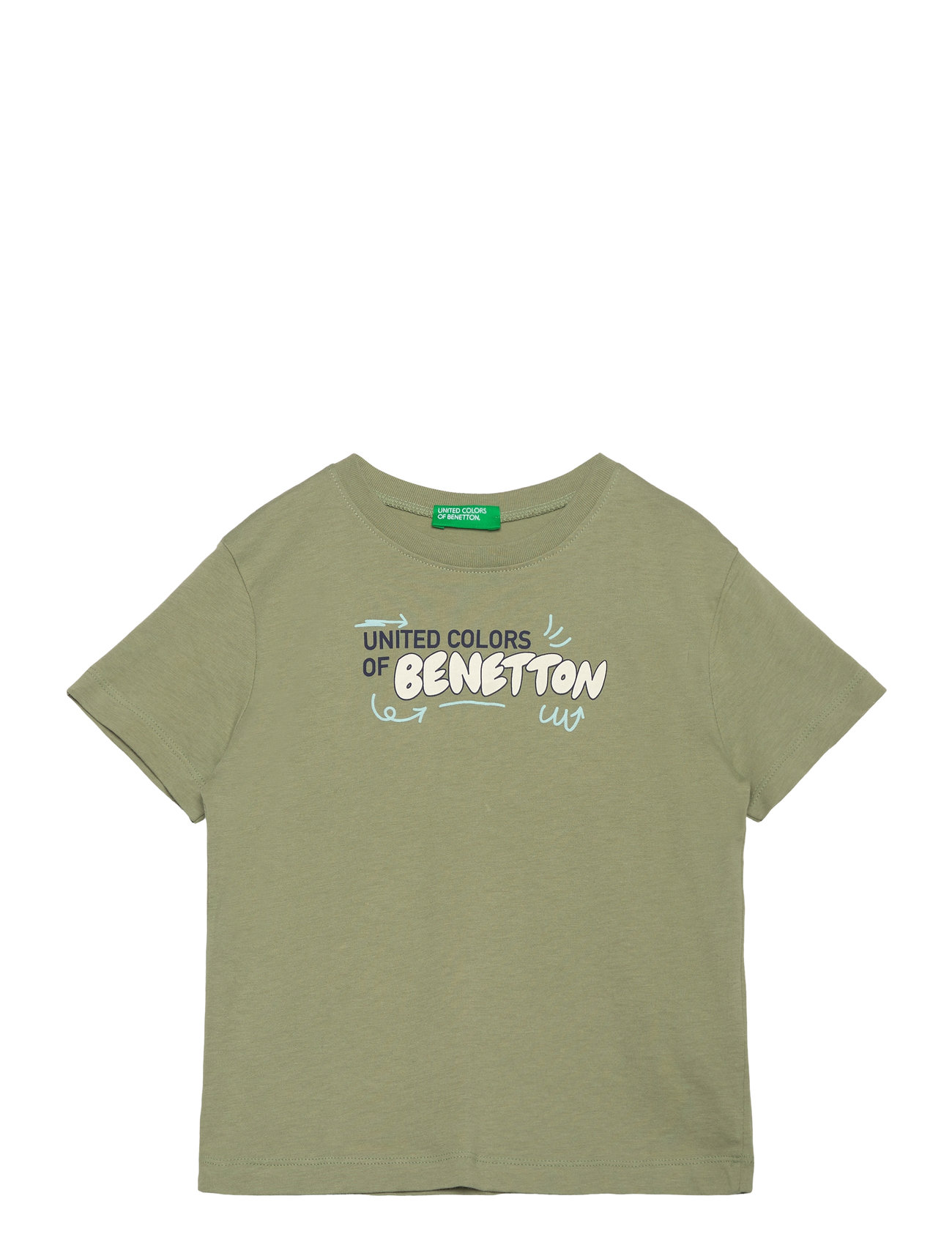 UNITED COLORS OF BENETTON T-Shirt Grün - 90 - Kinder
