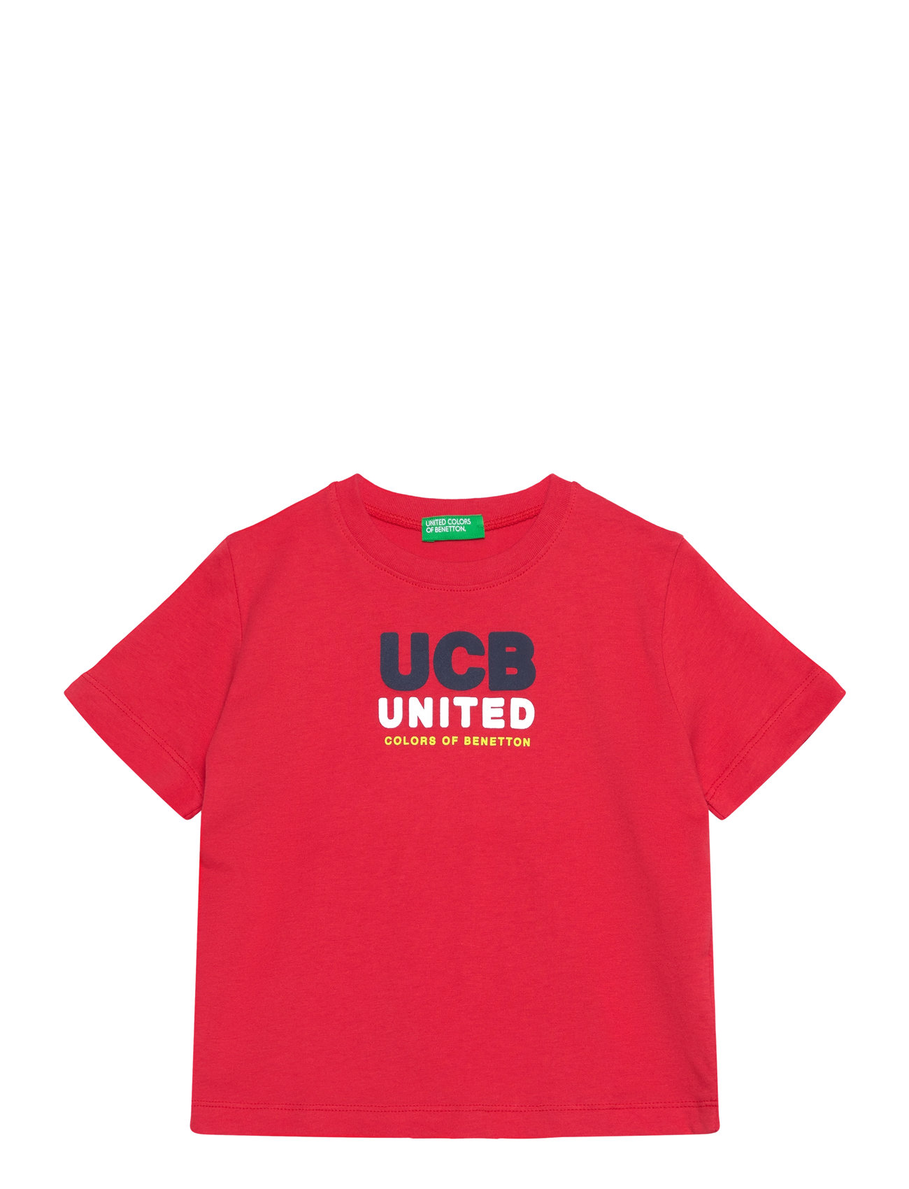 UNITED COLORS OF BENETTON T-Shirt Rot - 82 - Kinder