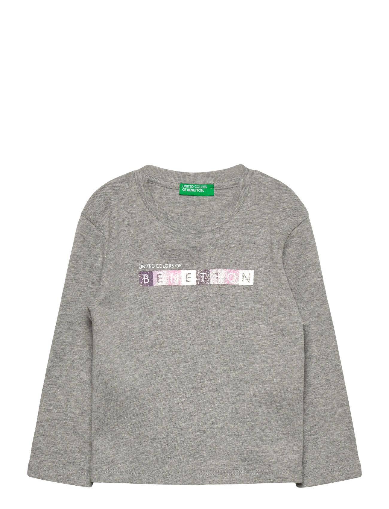UNITED COLORS OF BENETTON T-Shirt L/S Grau - 116 - Kinder