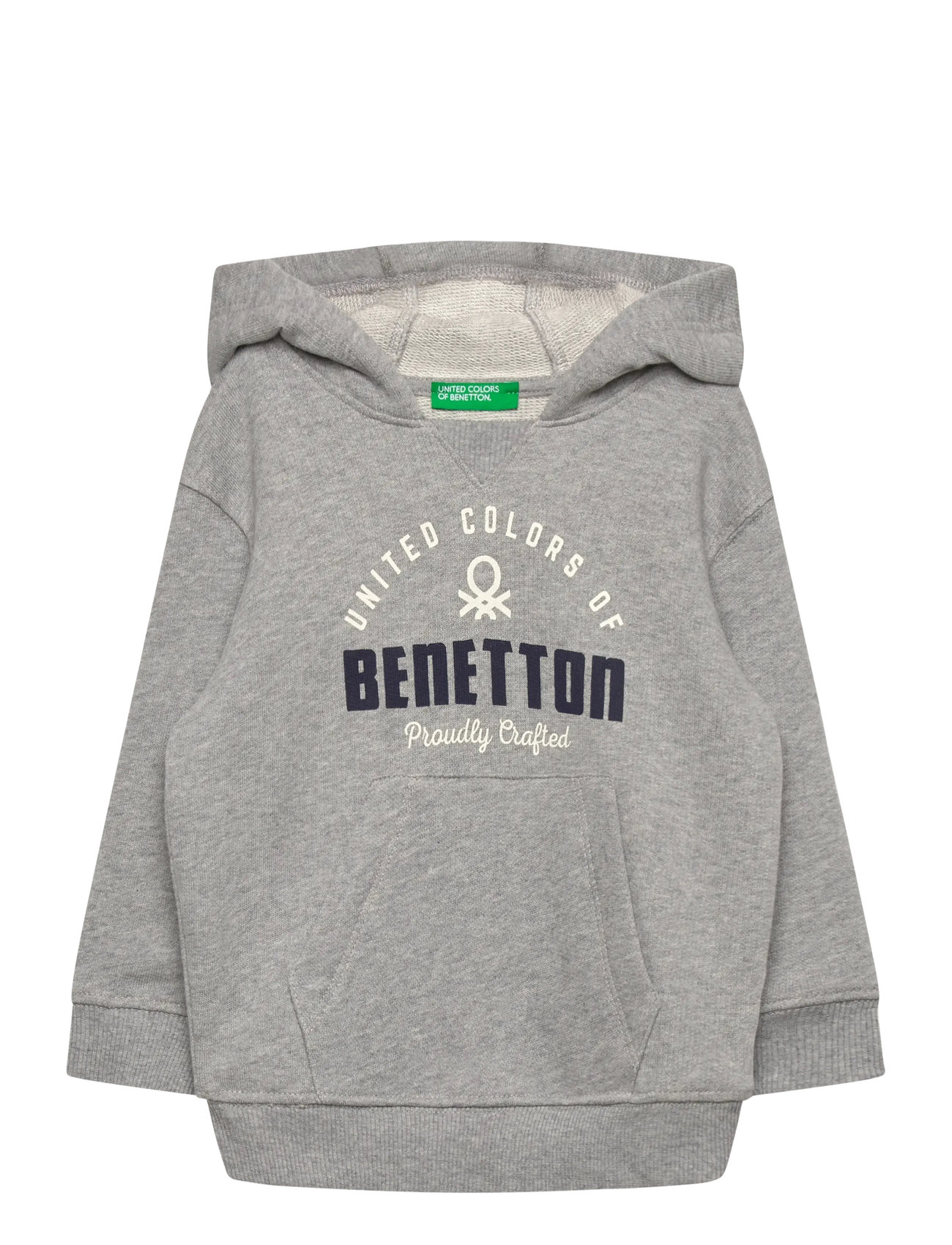 UNITED COLORS OF BENETTON Pullover W/Hood Grau - 82 - Kinder