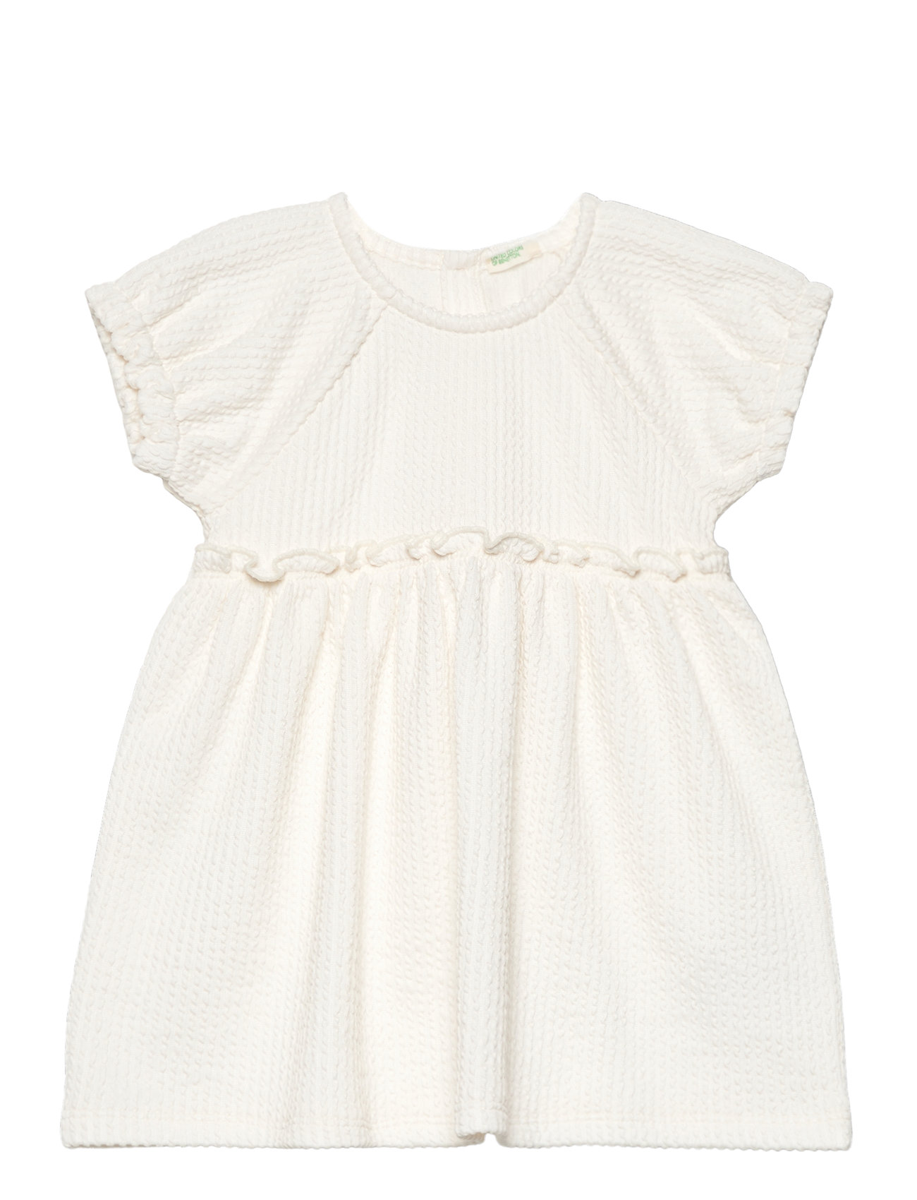Dress White United Colors Of Benetton 161107