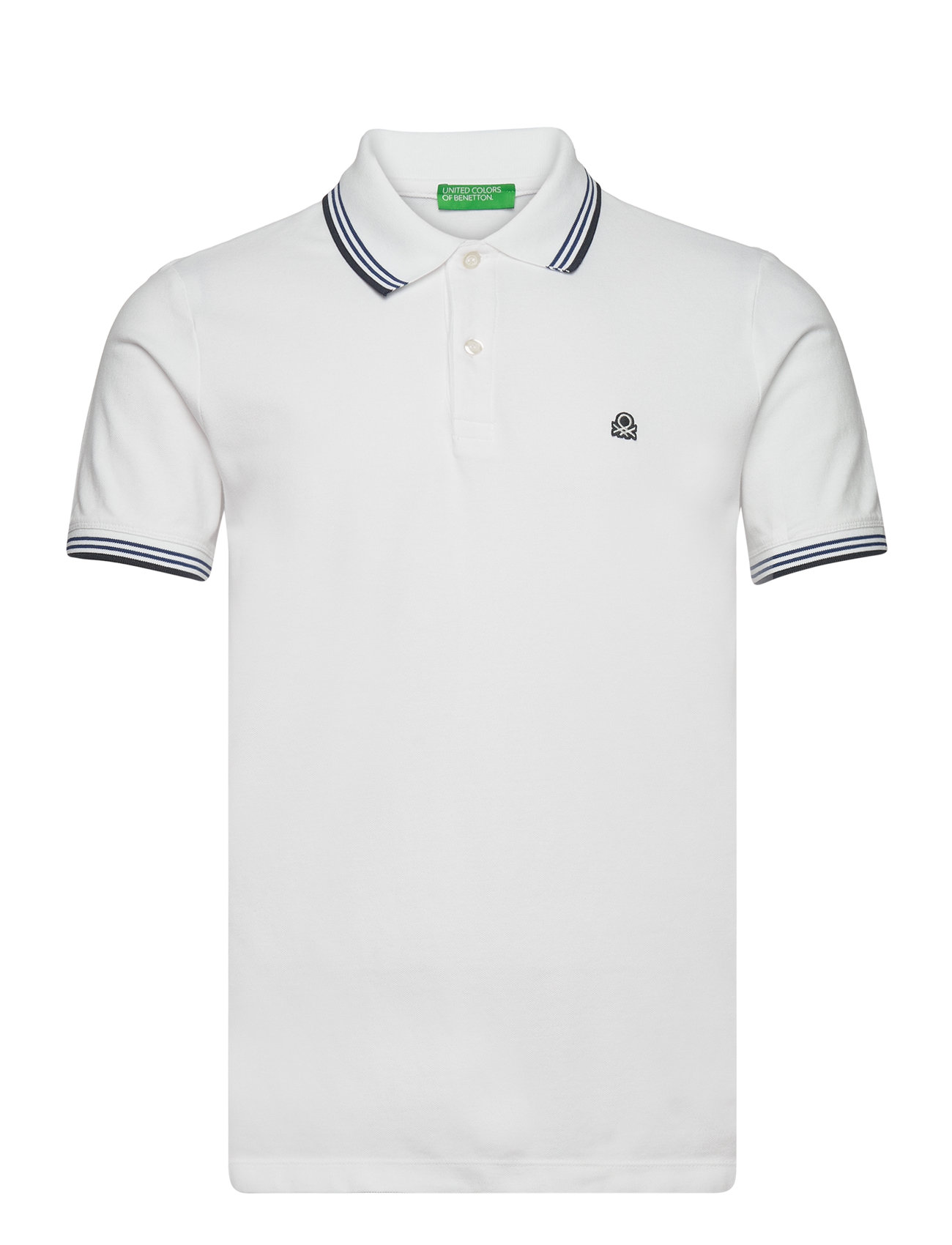 H/S Polo Shirt White United Colors Of Benetton