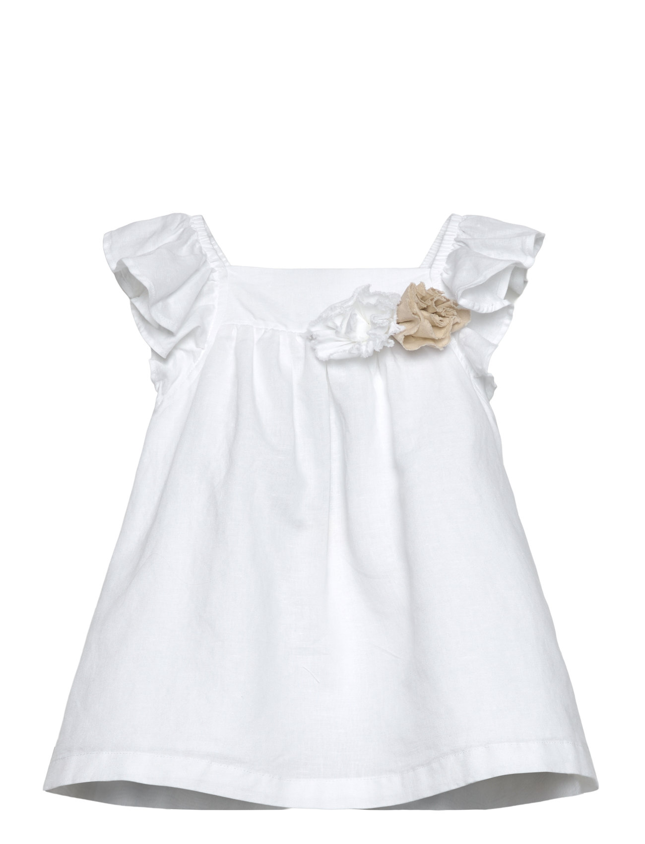 UNITED COLORS OF BENETTON Kleid Weiß - 98 - Kinder