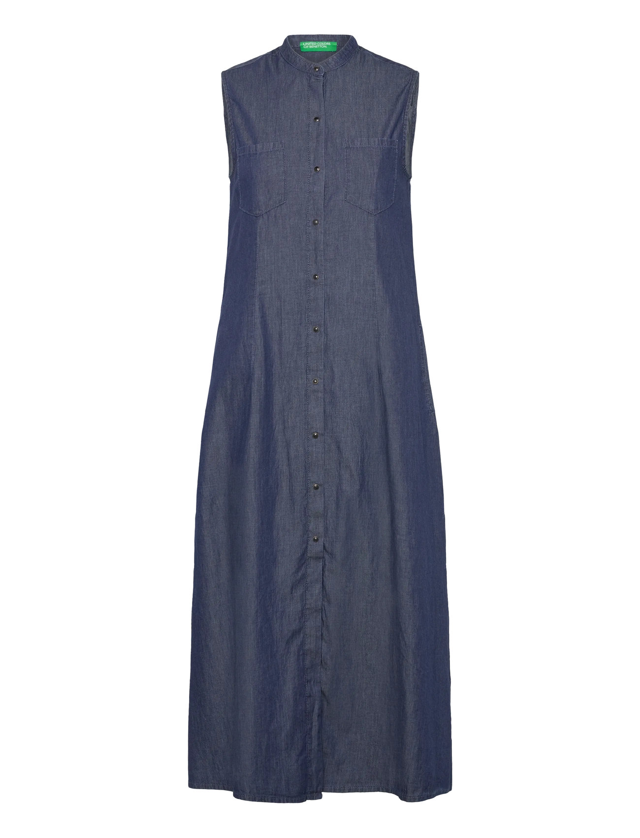 Dress Knelang Kjole Navy United Colors Of Benetton