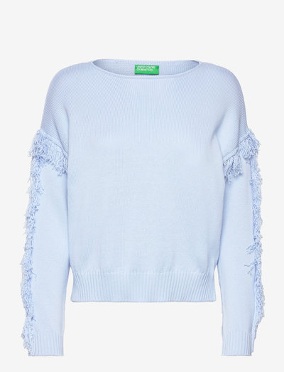 Boat-neck sweat l/s