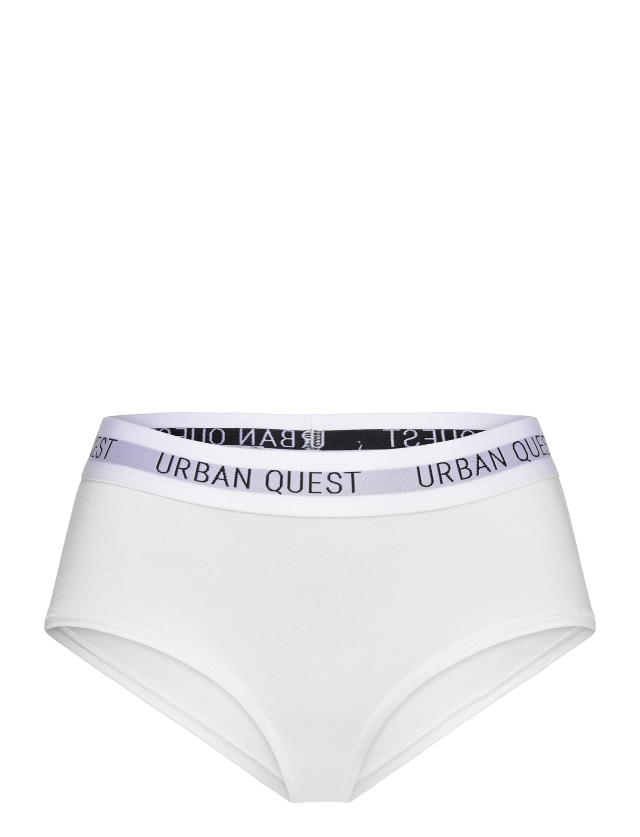URBAN QUEST 3-Pack Damen Bamboo Hipster Panty Weiß - XL - Damen
