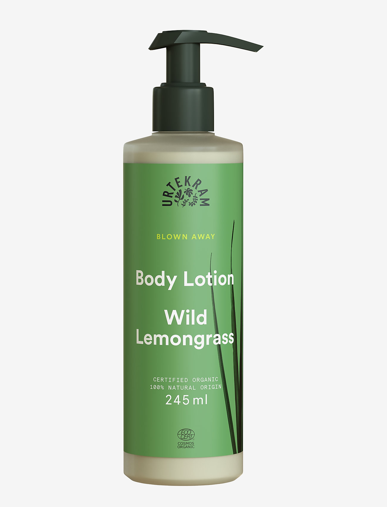 Urtekram - Wild Lemongrass Body Lotion 245 ml - body lotion - dark graphite - 0