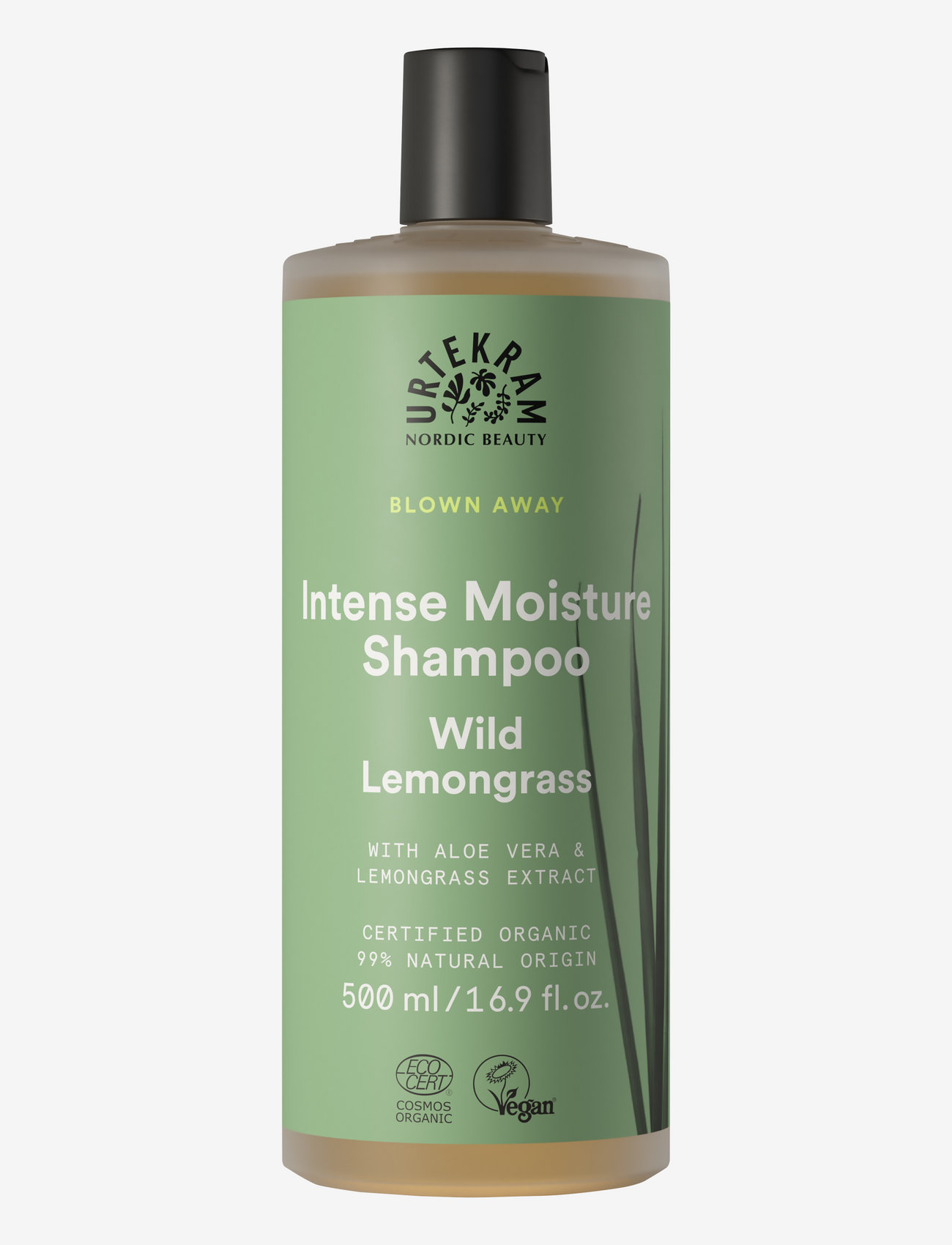Urtekram - Intense Moisture Shampoo Wild Lemongrass Shampoo 500 ml - shampo - dark graphite - 0