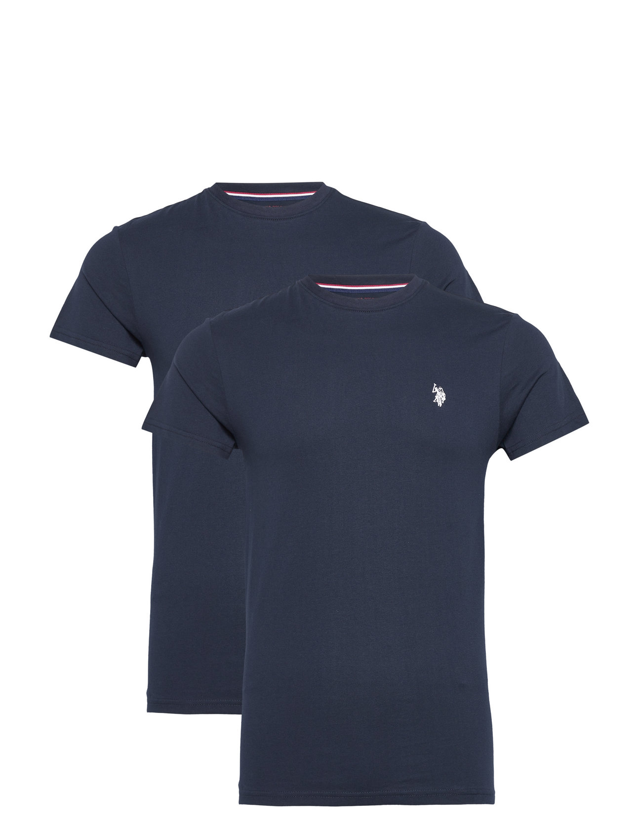 Uspa 2 Pack T-Shirt Cloud Men Tops T-shirts Short-sleeved Navy U.S. Polo Assn.