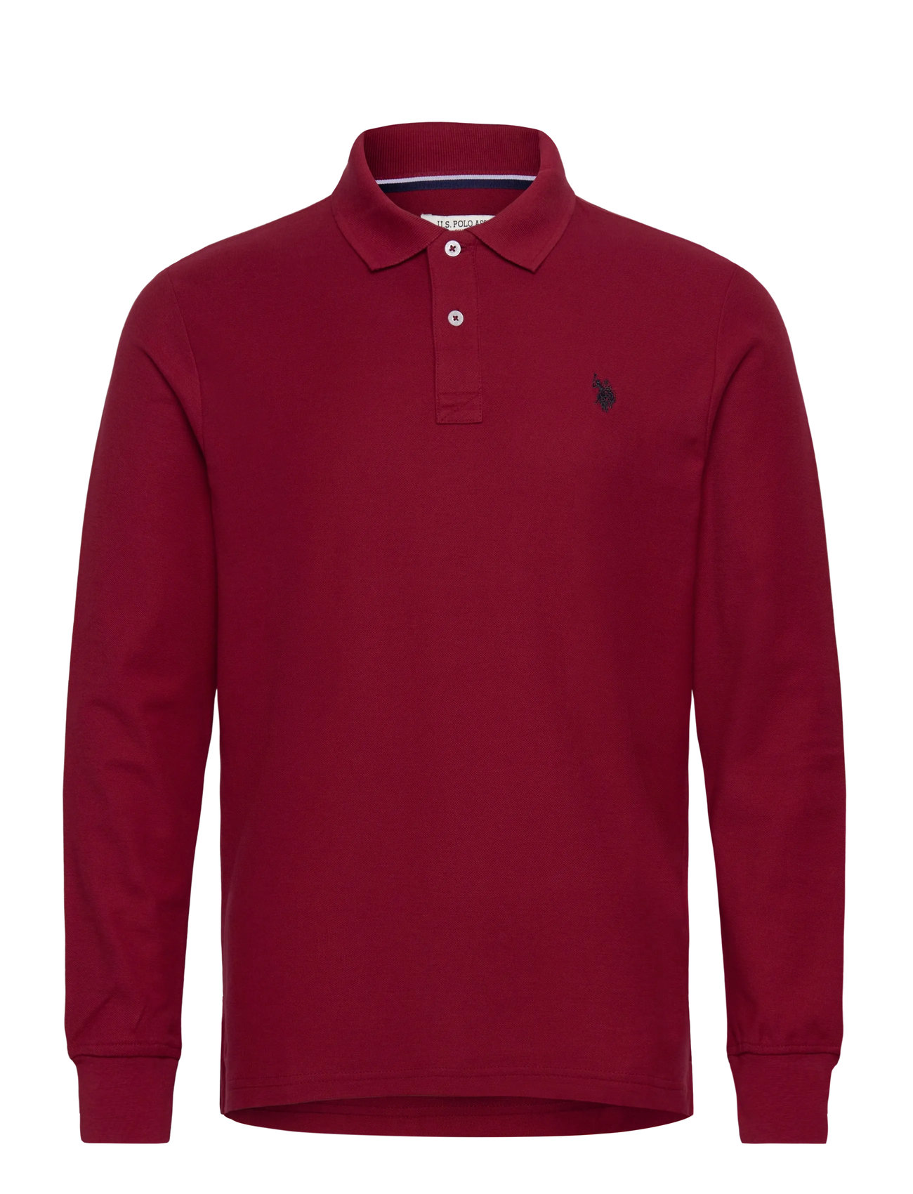 U.S. POLO ASSN. Uspa Polo Ls Brett Herren Burgundy - M - Herren