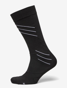 LADY SKI RACE SHAPE SOCKS - regular socks - black/white