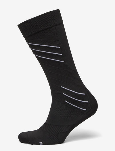 LADY SKI RACE SHAPE SOCKS - vanlige sokker - black/white
