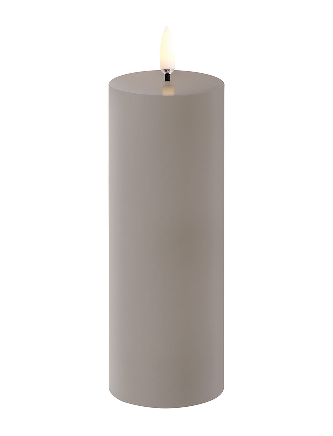 UYUNI Lighting Led Pillar Candle Beige