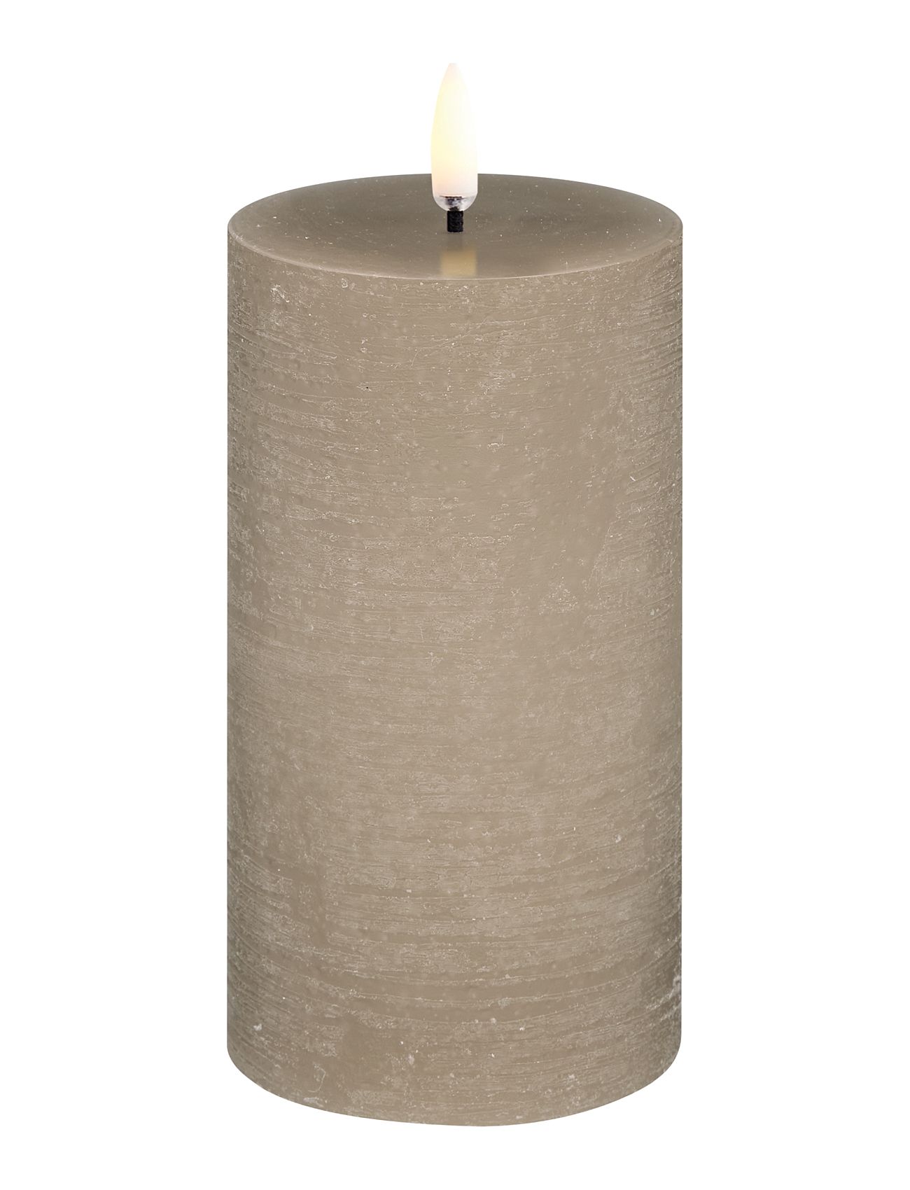 UYUNI Lighting Led Pillar Candle Beige