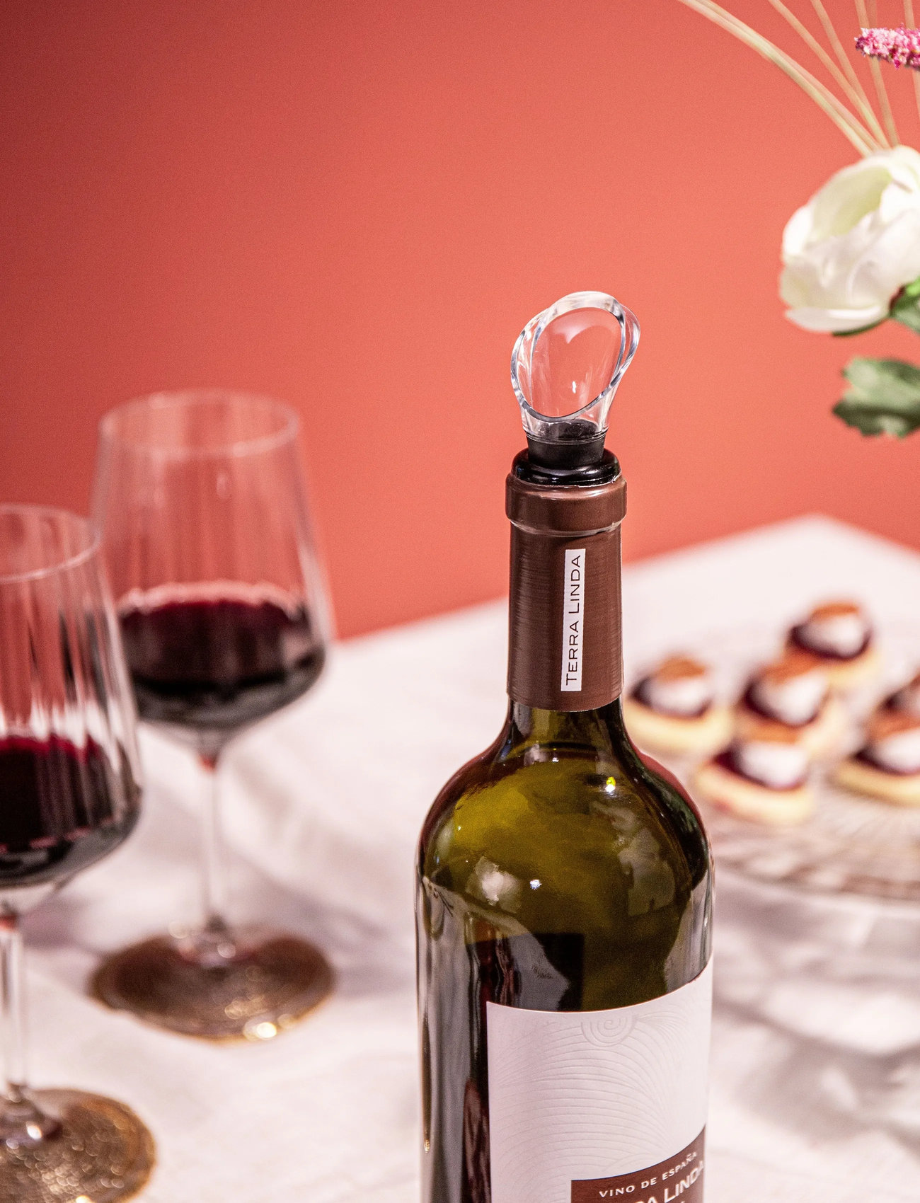 Vacuvin Wine Server Set/2 Crystal, One Size, Multi/patterned, Bordservice > Drikkevarer Og Bartilbehør, Unisex