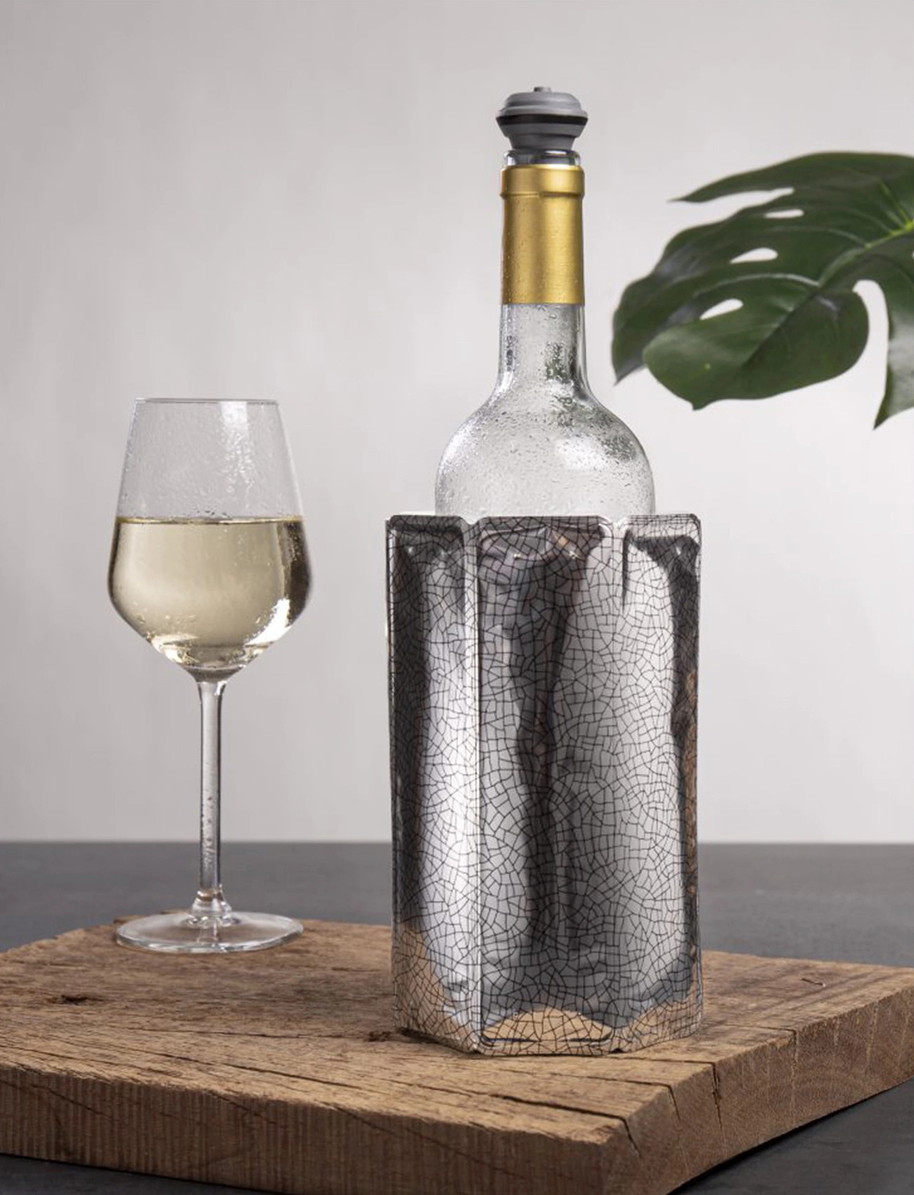 Vacuvin Active Wine Cooler, 0.7-1.0L, Silver, Tilbehør Til Drinks Og Barer > Flaskekølere, Unisex