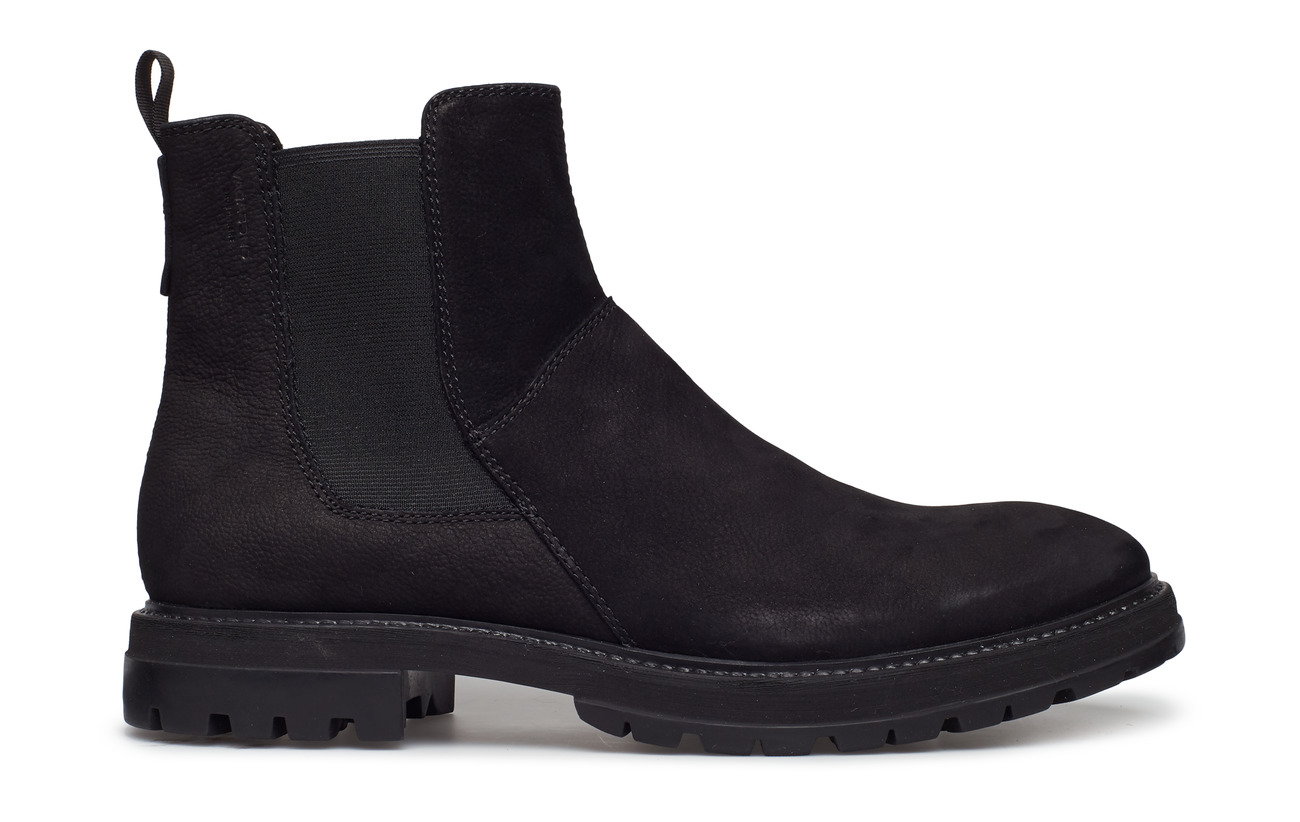 Doublure De Vache Chèvre Cuir Peau chrome Intérieure Vagabond Extérieure Semelle Gots Tanned Empeigne Supérieure Johnny Caoutchouc Black Coton 100 Non Certified x1nX0CY