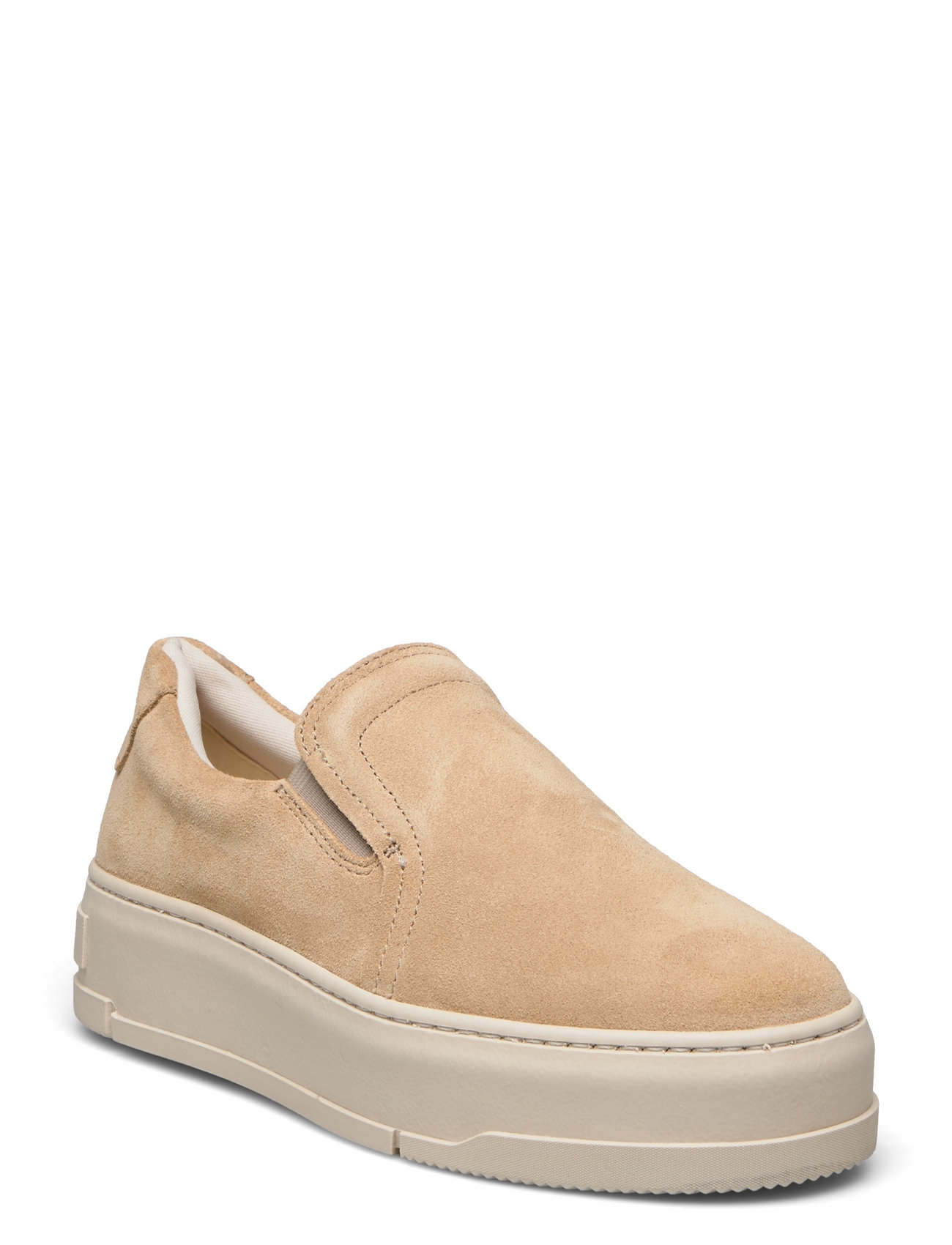 tan slip on sneaker