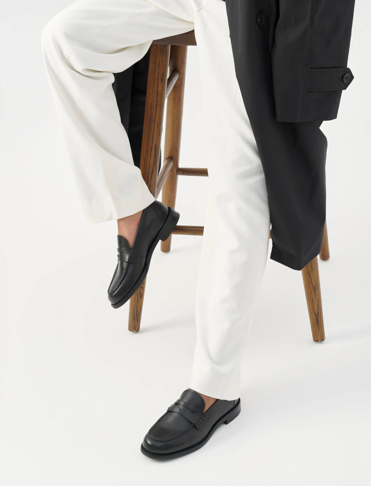 VAGABOND Linn, 40, Black, Sko > Flat Loafers, Dame