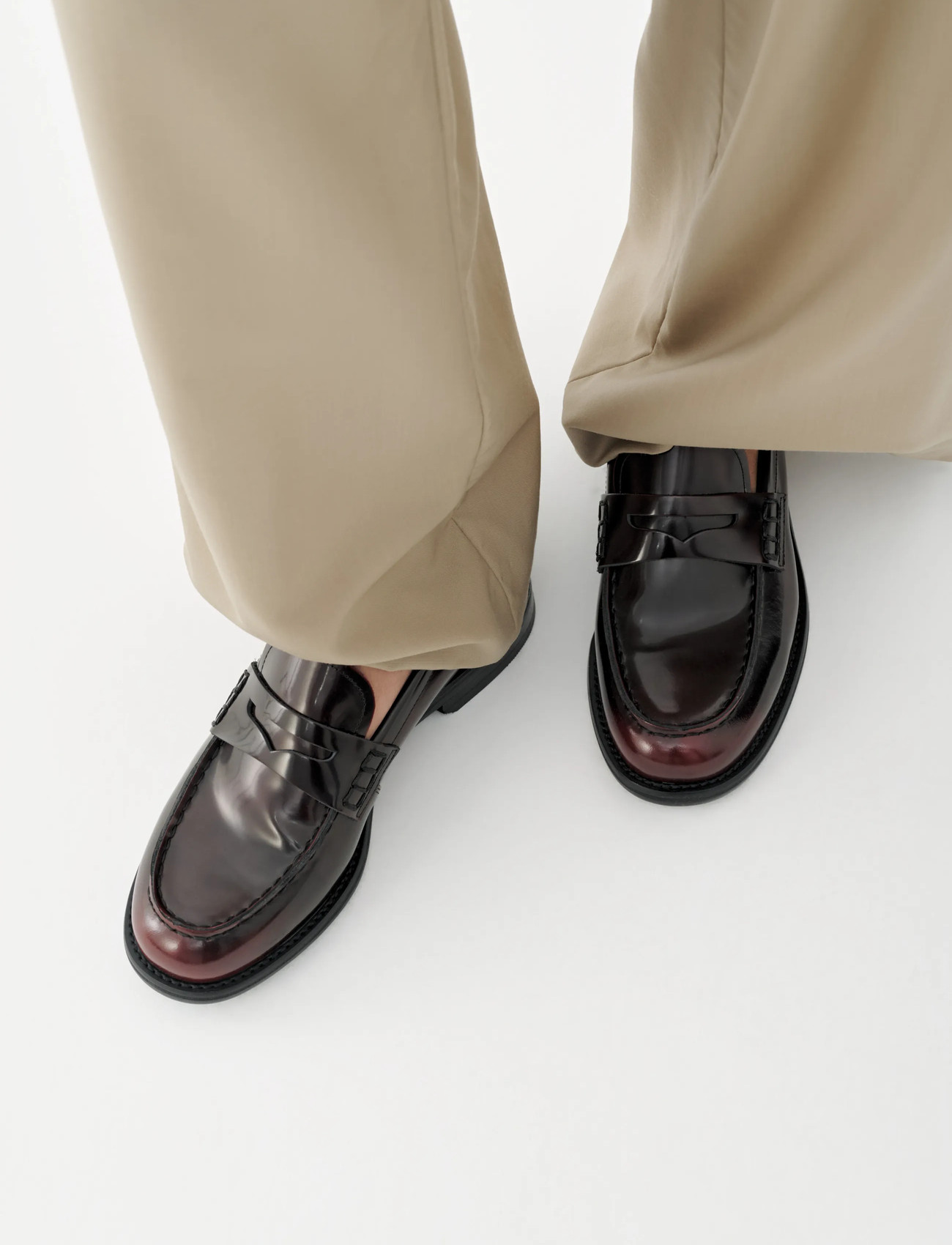VAGABOND Linn, 39, Burgundy, Sko > Flat Loafers, Dame