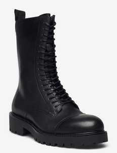 KENOVA - laced boots - black