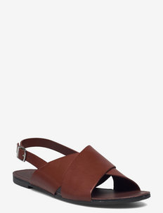 TIA - flat sandals - brown