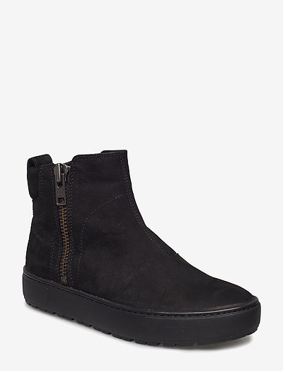 BREE - flat ankle boots - black