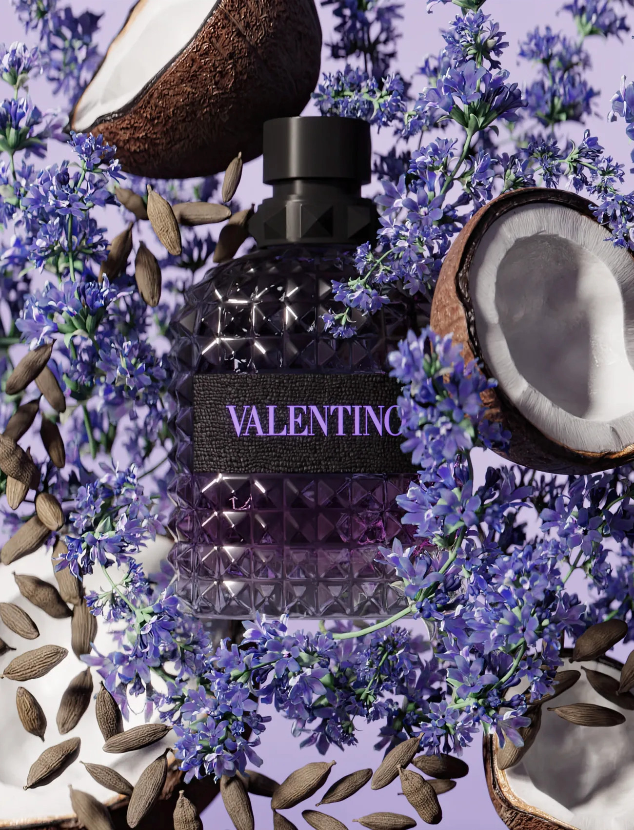 Valentino Fragrance Born In Roma Uomo Purple Melancholia Eau De Toilette Ambery Aromatic Fragance 50ml, 50 ml, Nude, Parfume > Eau De Toilette, Herre