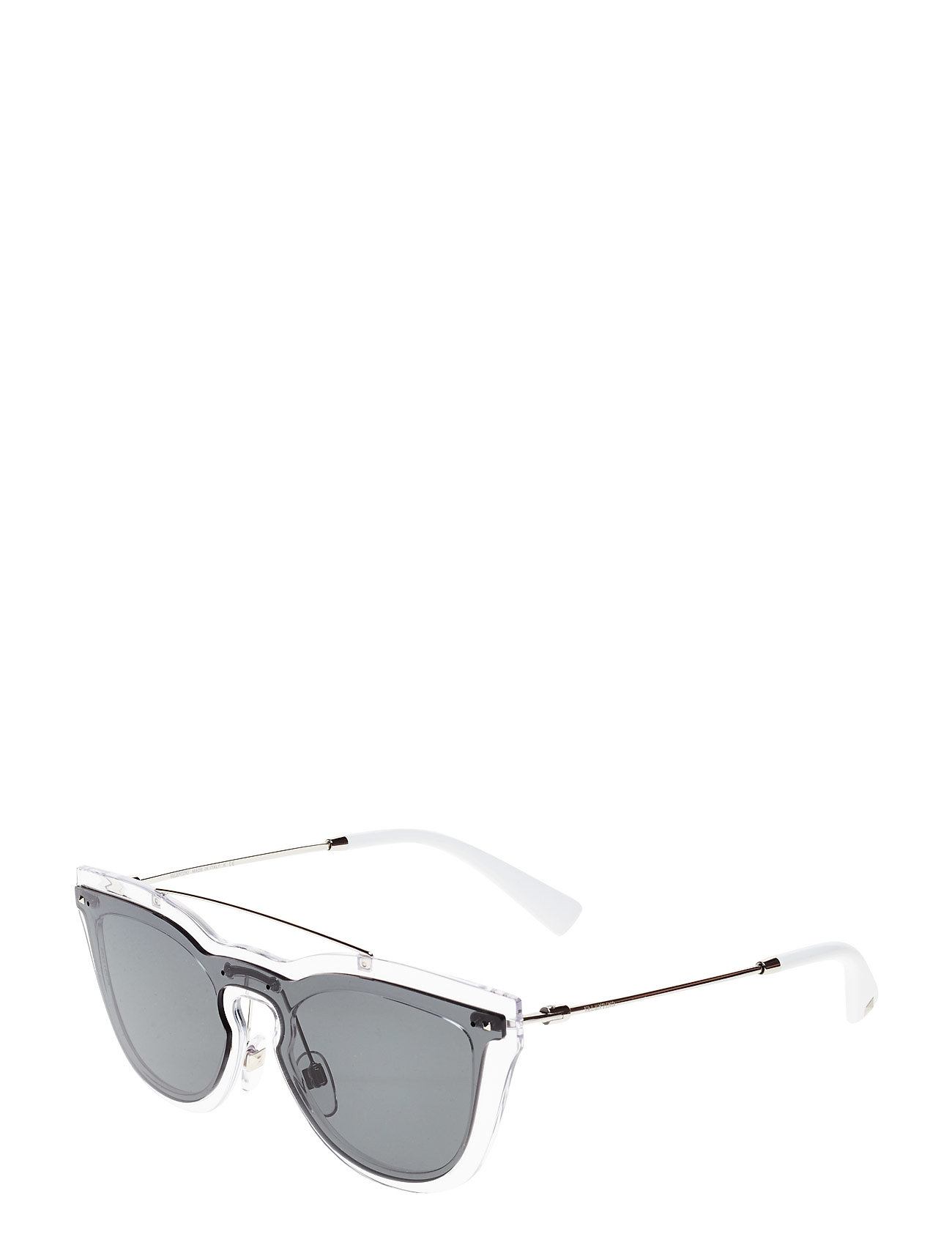 Glamgloss Wayfarer Solbriller Creme Valentino Sunglasses