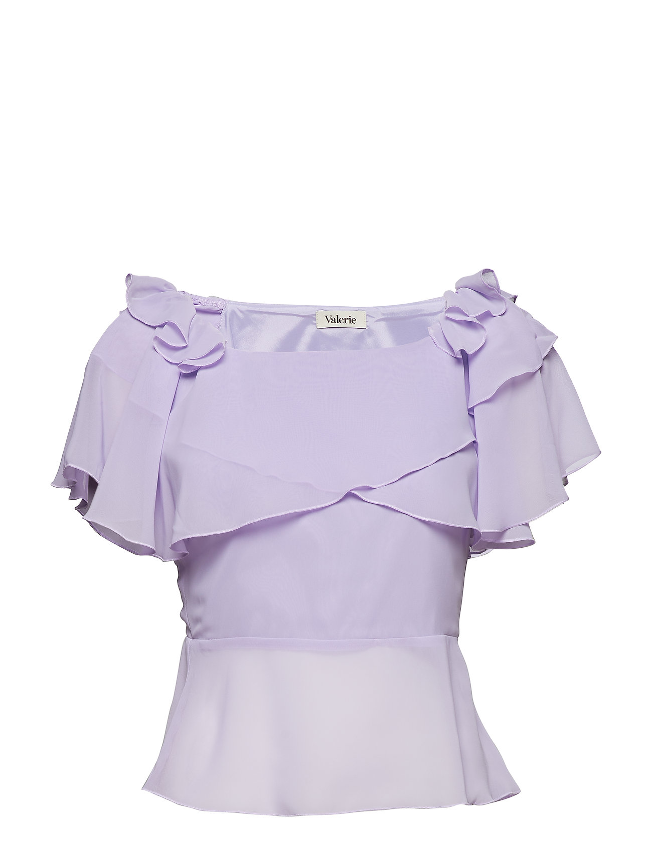 Salma Top Blouse Korte Mouwen Paars Valerie valerie kopen in de aanbieding Salma Top Blouse Korte Mouwen Paars Valerie valerie kopen in de aanbieding