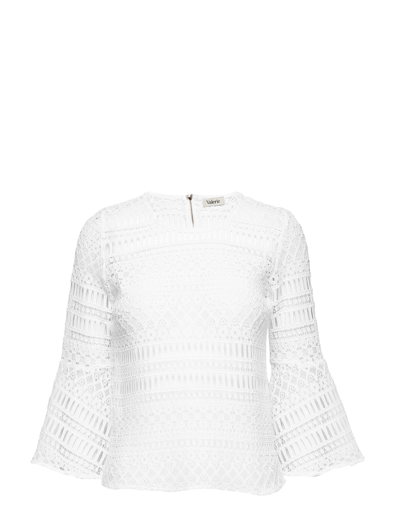 Fay Top Blouse Korte Mouwen Wit Valerie valerie kopen in de aanbieding