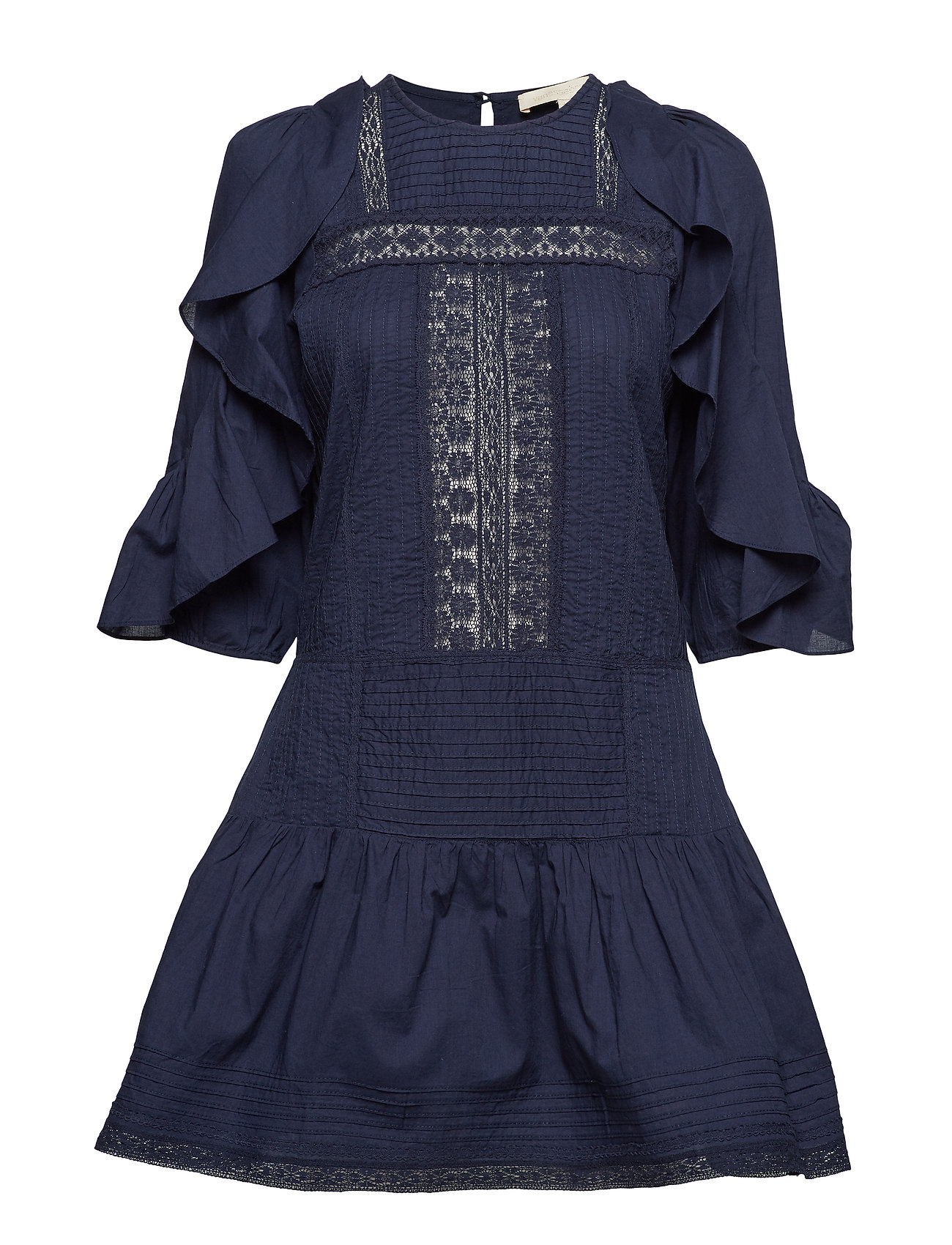 Loukia Korte Jurk Blauw Vanessa Bruno vanessa bruno kopen in de aanbieding