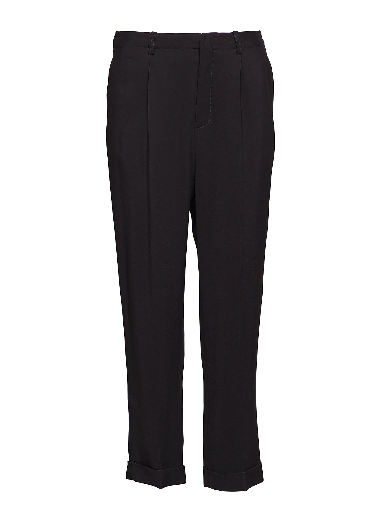 Junie Pantalon Met Rechte Pijpen Zwart Vanessa Bruno vanessa bruno kopen in de aanbieding