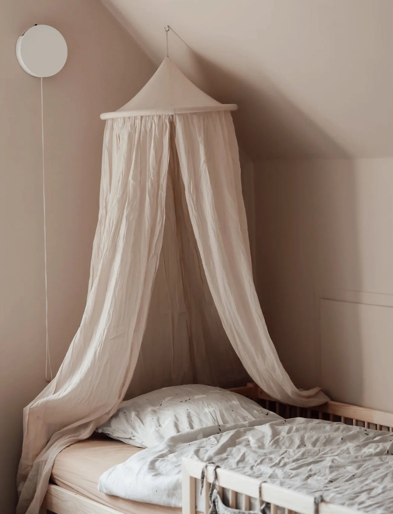 Vanilla Copenhagen Sengehimmel - Oyster Grey, 230 cm, Beige, Søvntid > Baldakin, Børn