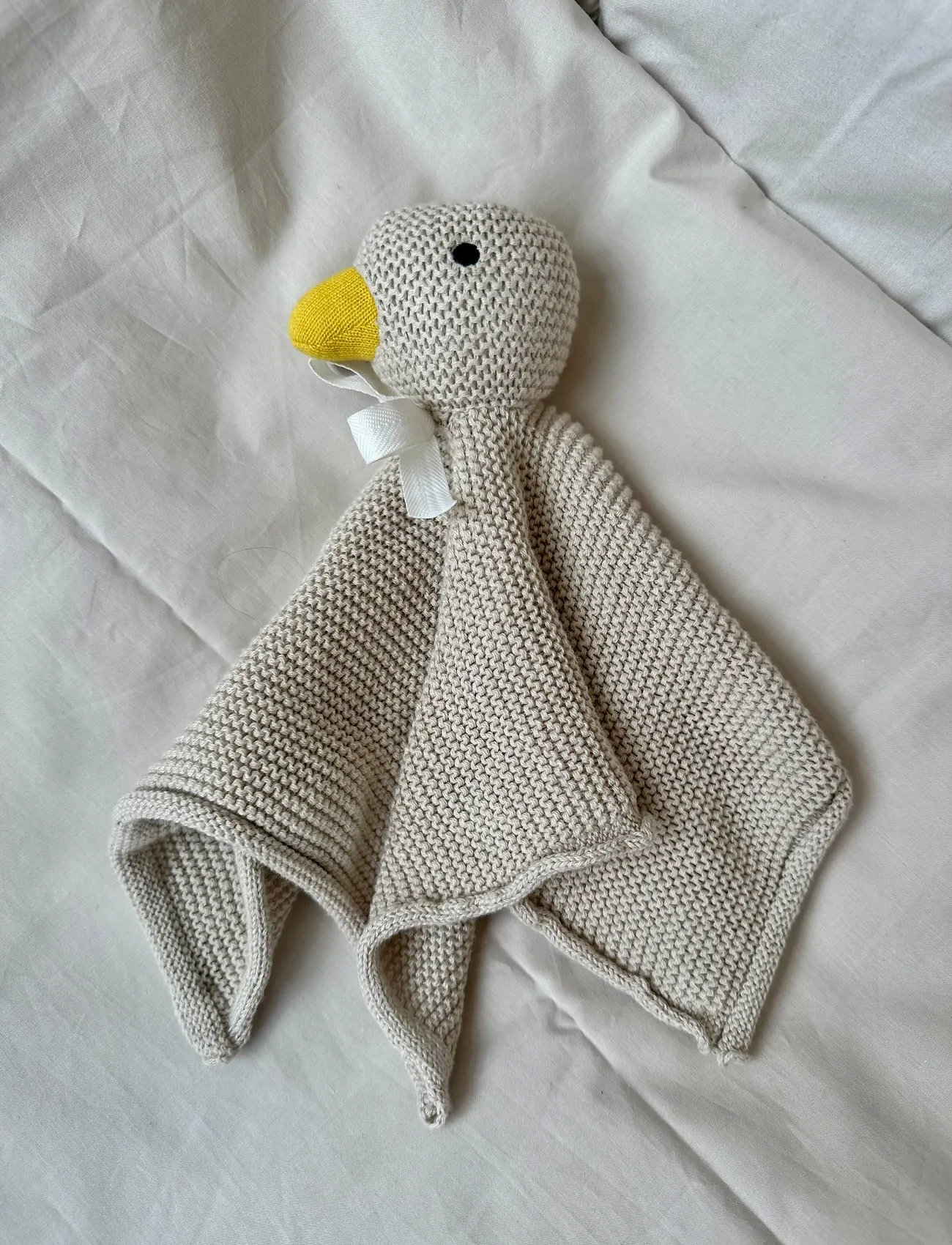 Vanilla Copenhagen Nusseklud - Duckling, 30X 30 cm, Grey, Babysøvn > Nusseklude, Børn