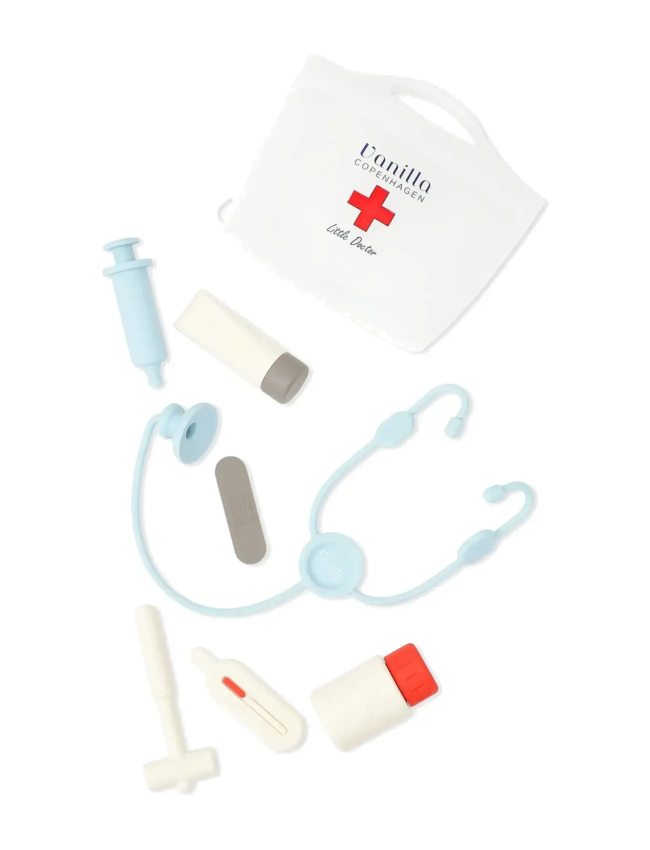 VANILLA COPENHAGEN Doctor Set - Silikone Blau - One Size - Kinder