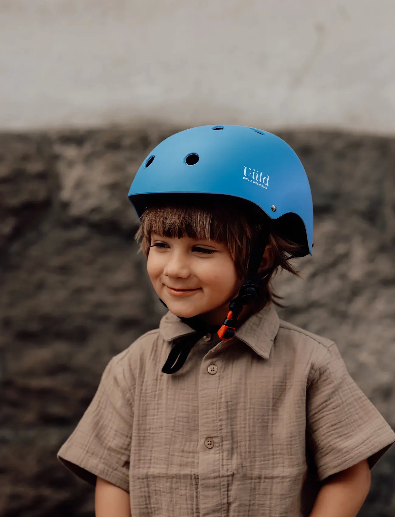 Vanilla Copenhagen Cykelhjelm - Azure - M (54-59 cm), 49/55 cm, Blue, Outdoor Legetøj > Helmets & Protection, Børn