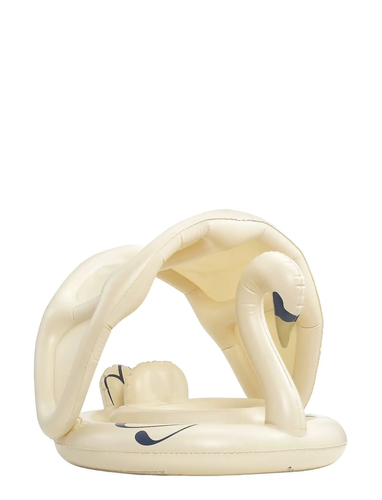 Vanilla Copenhagen Baby Badering Med Skygge - Swan, Ø 60 cm, Cream, Water Legetøj > Swim Rings, Børn