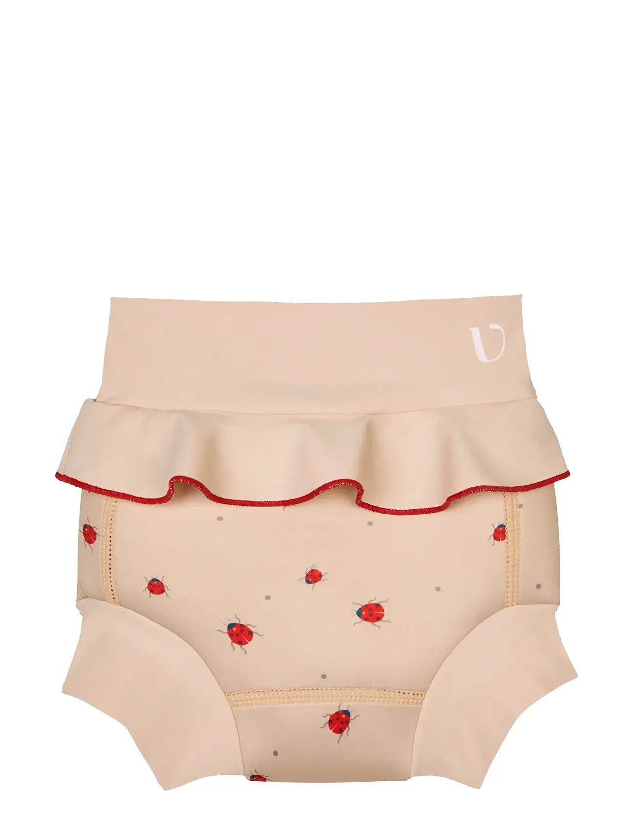 Vanilla Copenhagen Blebadebukser Neopren - Ladybug, 3-6M, Beige, Badetøj > Bindetrusser, Børn