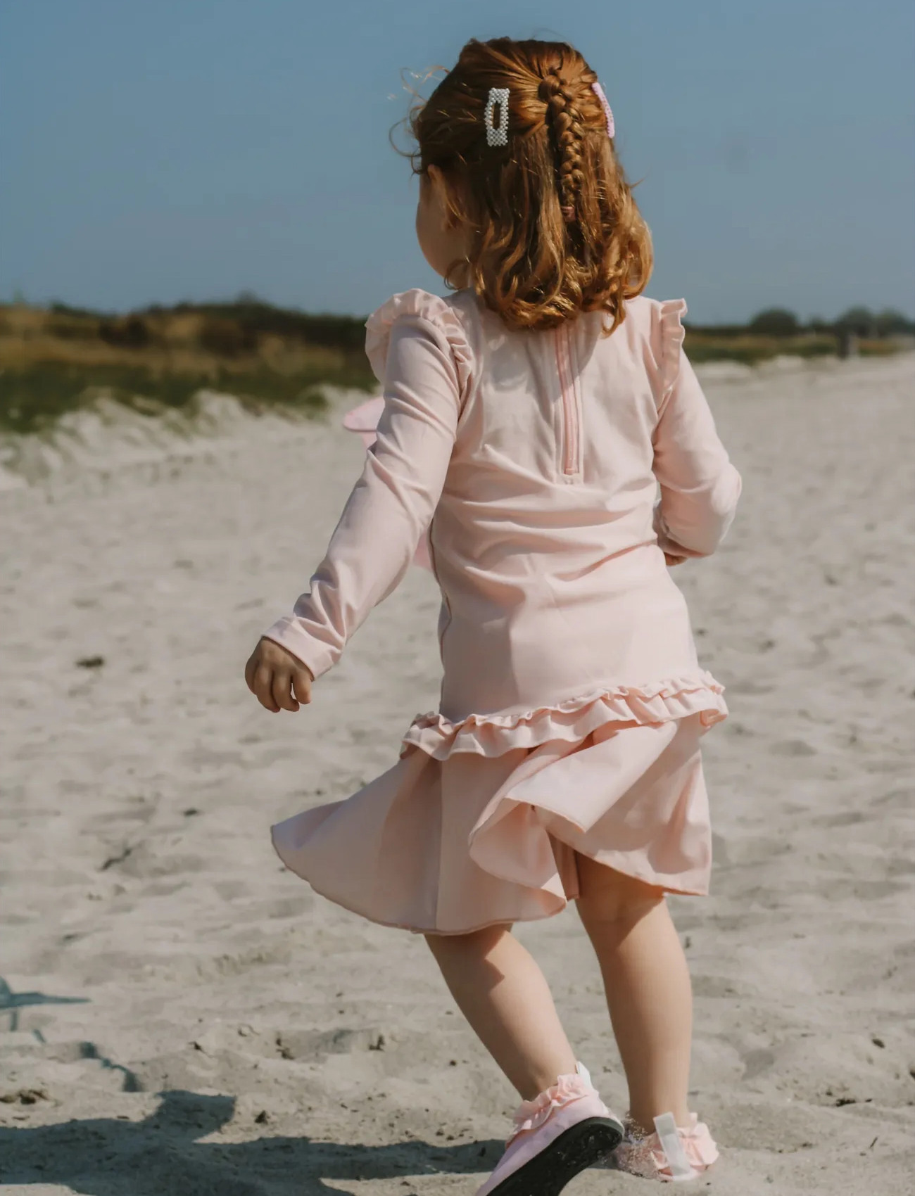 Vanilla Copenhagen Badenederdel Med Shorts - English Rose, 2-4Y, Pink, Badetøj > Badeshorts, Børn