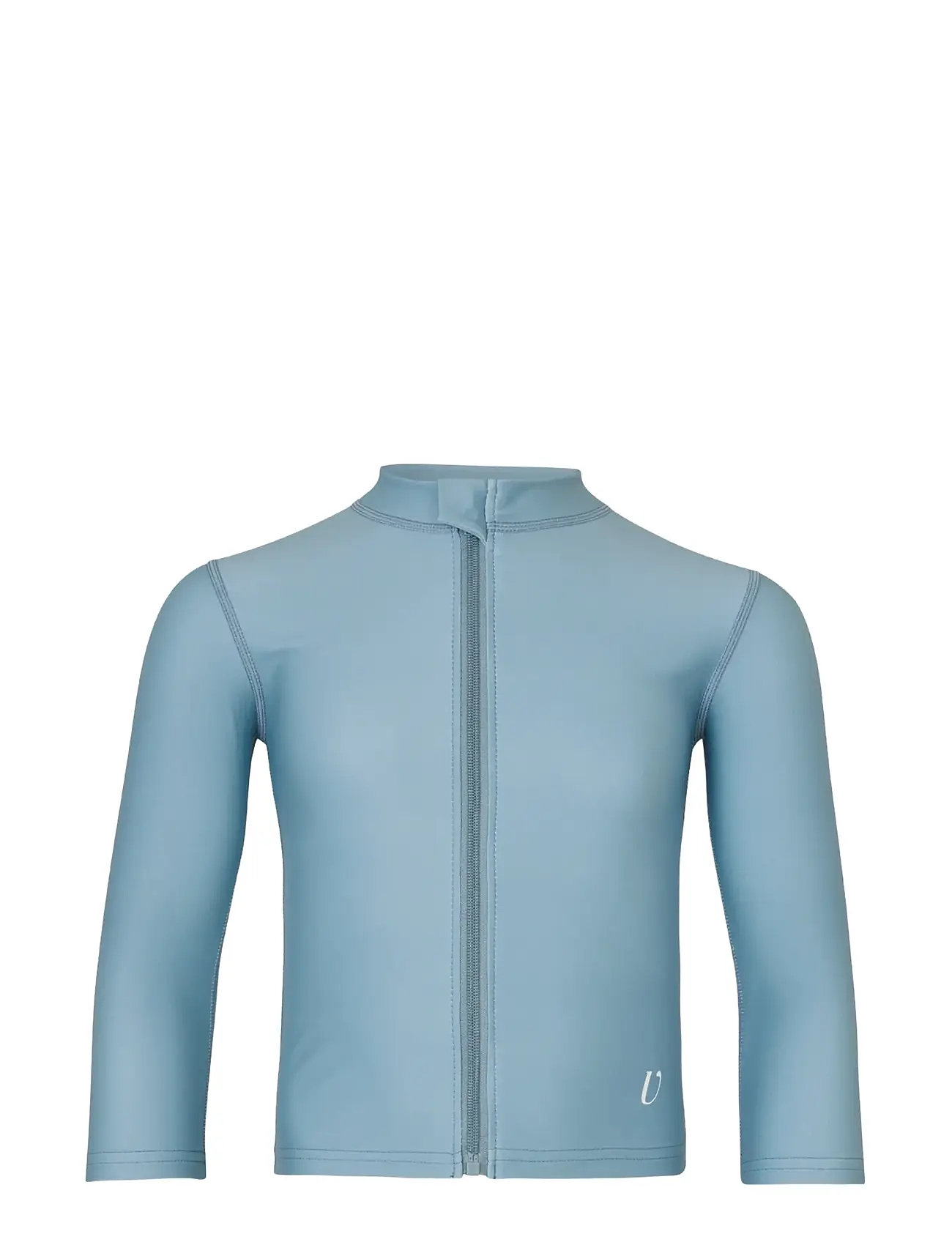 Vanilla Copenhagen Badetrøje Med Lynlås - Blue Shadow, 4-5Y, Blue, Badetøj > Swim Overdele, Børn