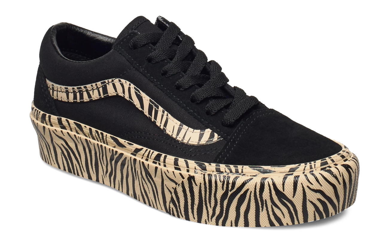 vans platform zebra