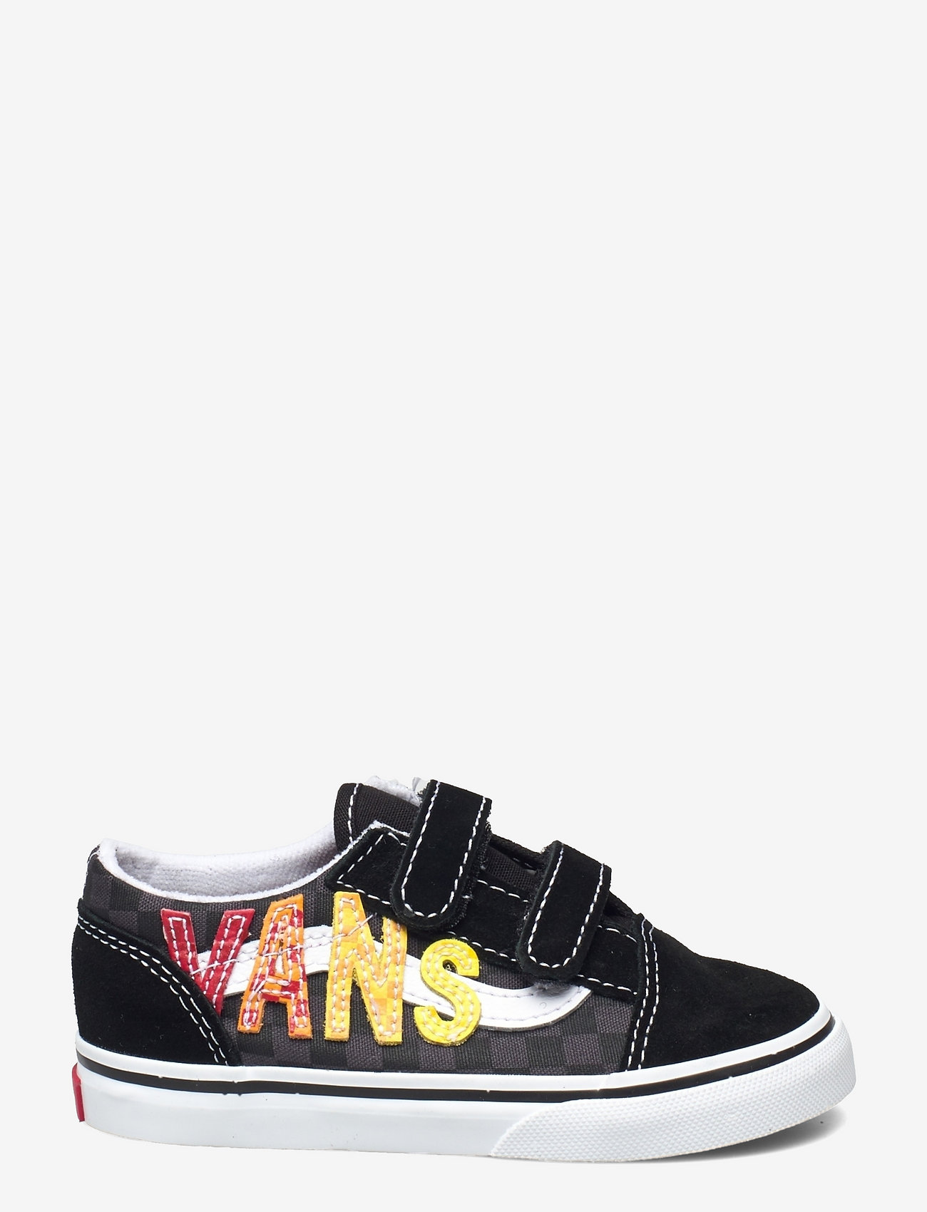 VANS - TD Old Skool V - canva sneakers - (flame logo repeat)blkmlt - 1