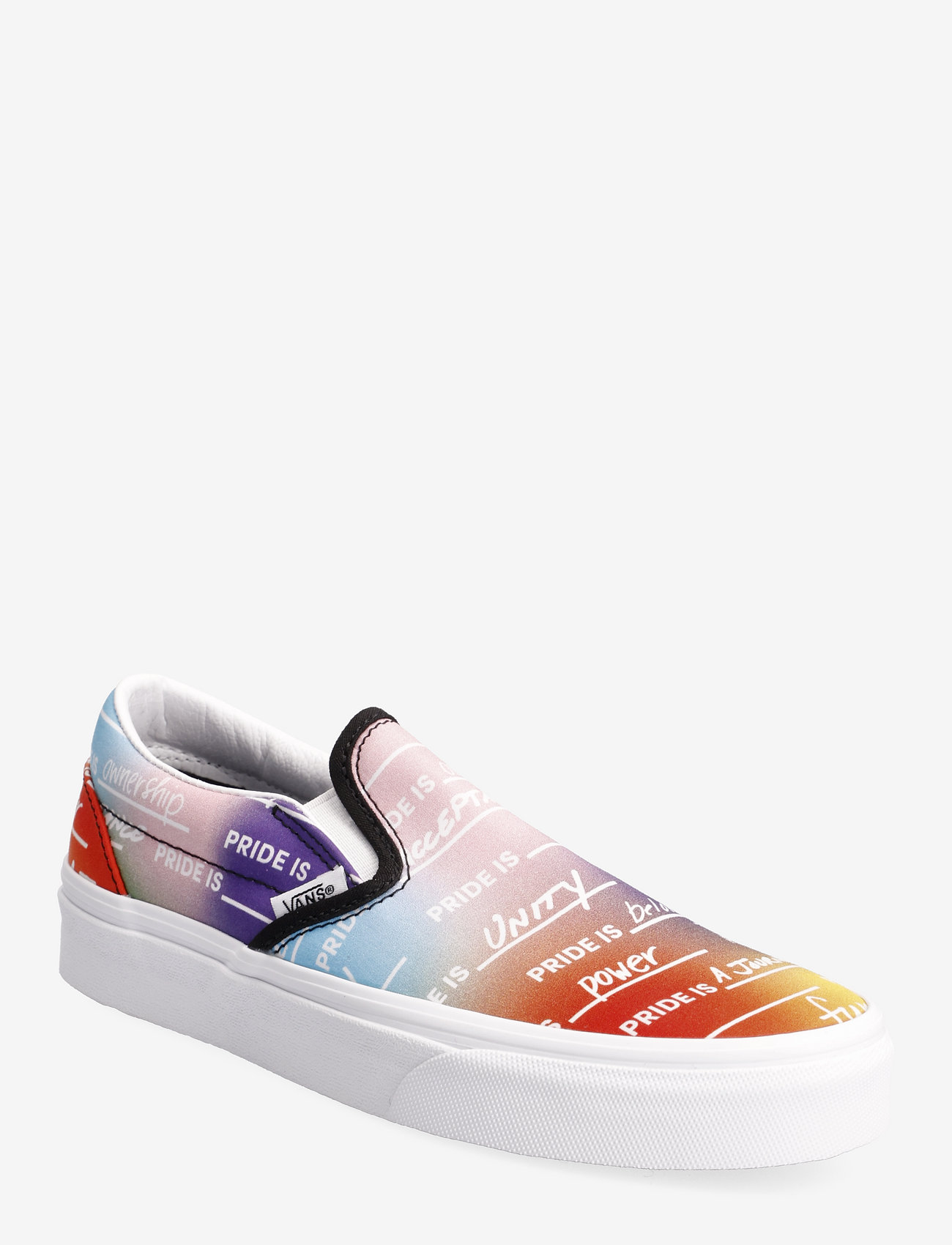 vans classic slip on rainbow