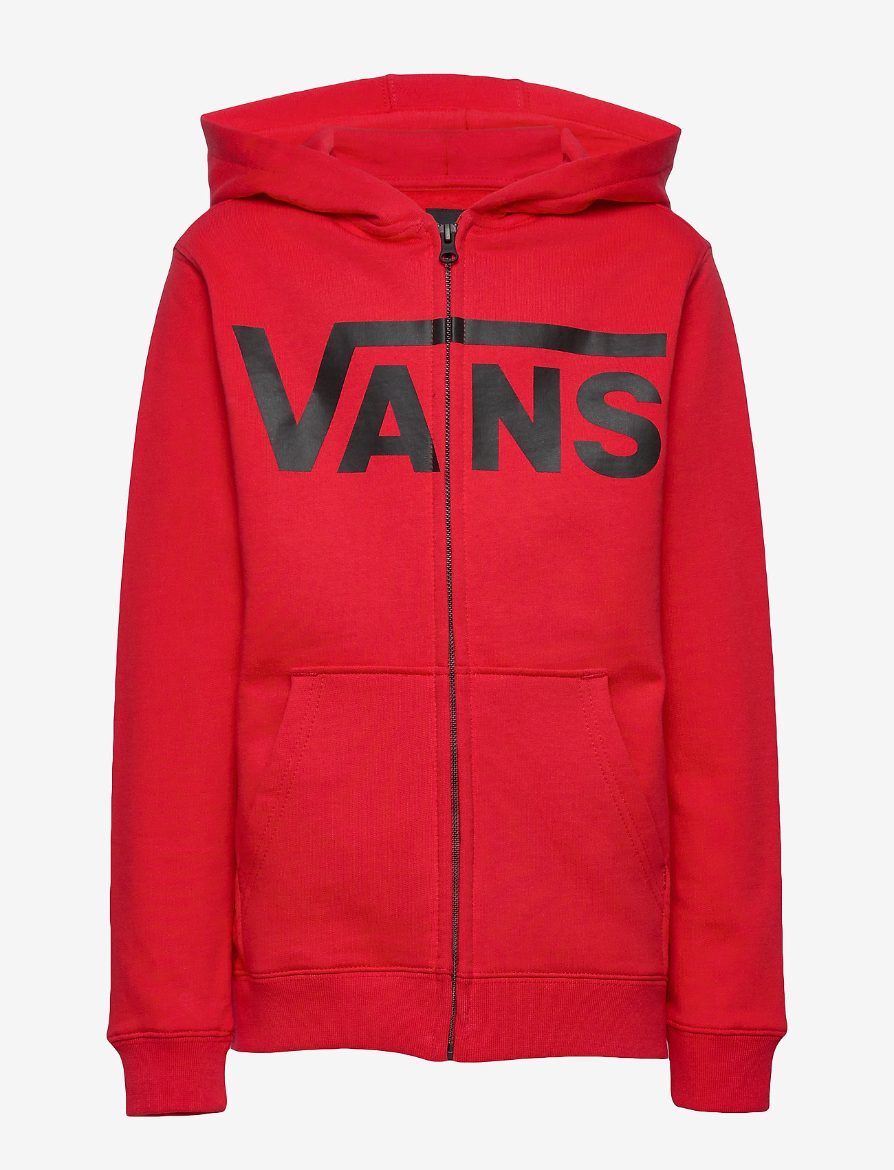 boys red zip hoodie