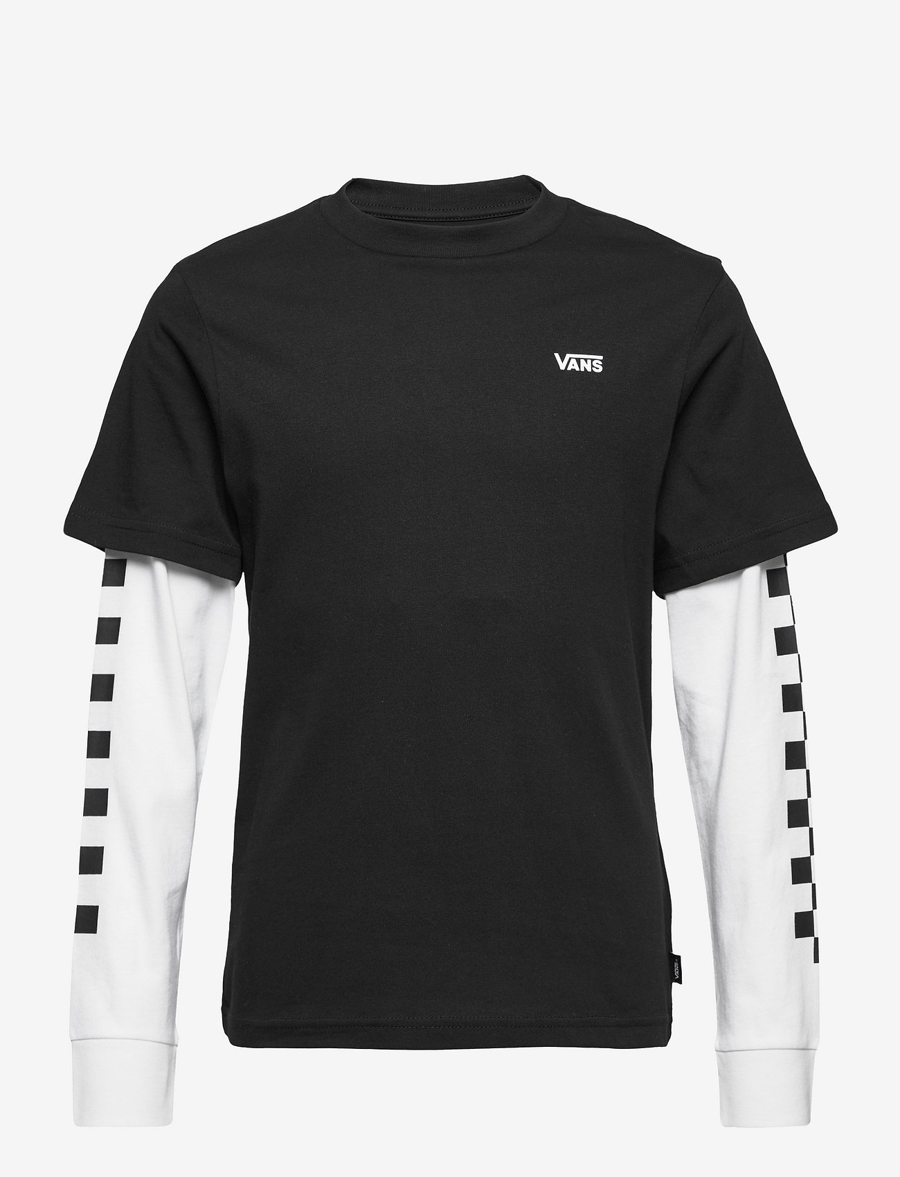 VANS - Top Boys Alpha - langærmede t-shirts - black/black - 0