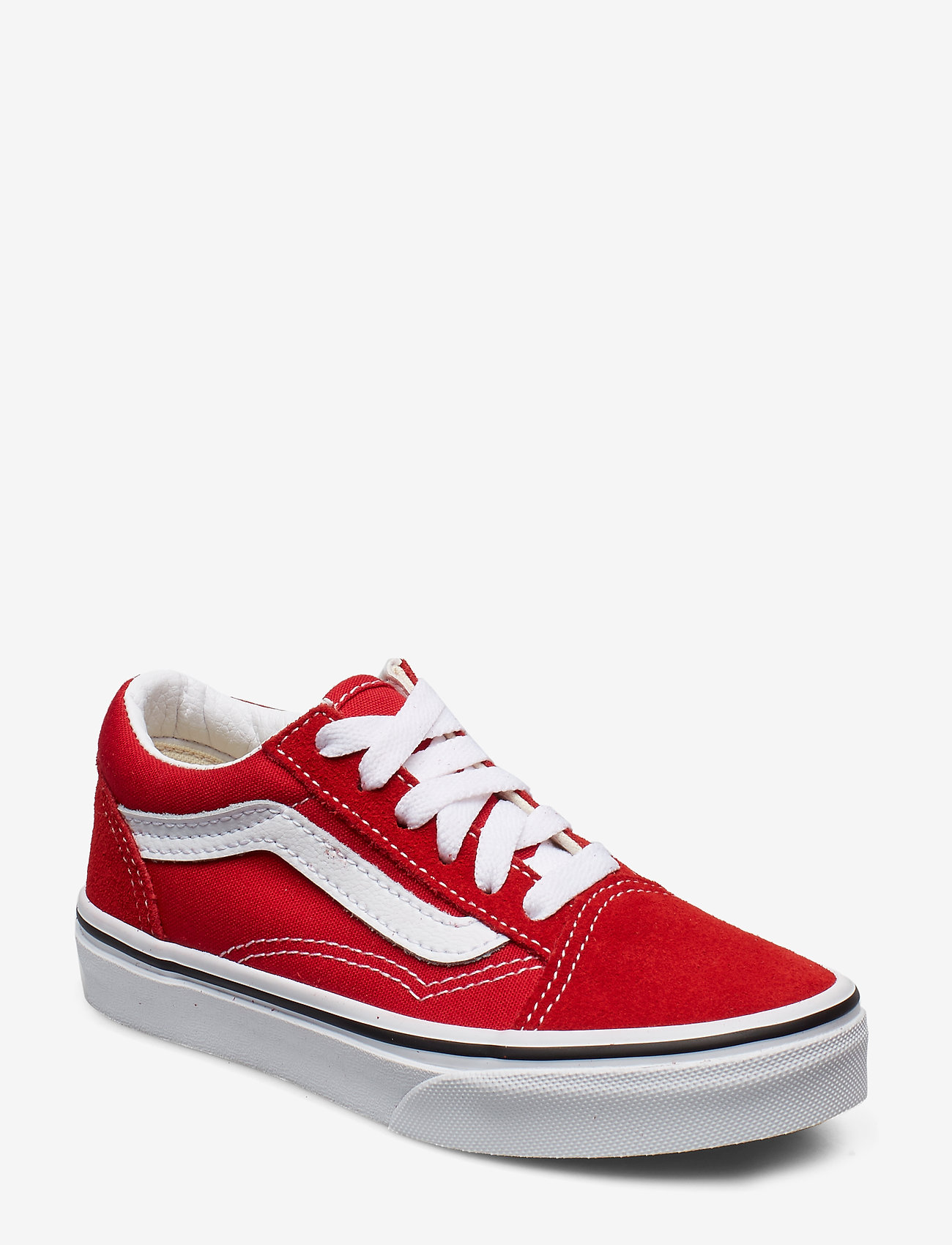 VANS - UY Old Skool - canva sneakers - racing red/true white - 0
