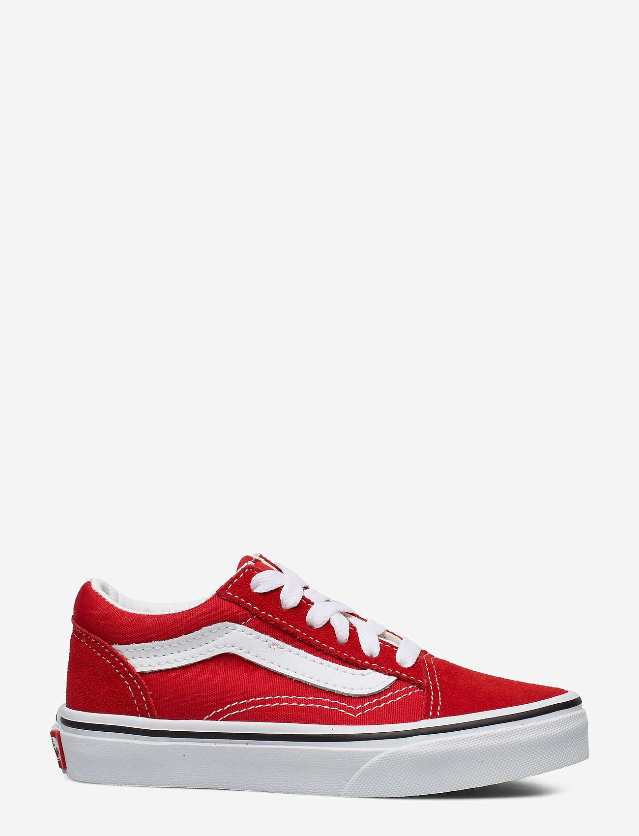 VANS - UY Old Skool - canva sneakers - racing red/true white - 1